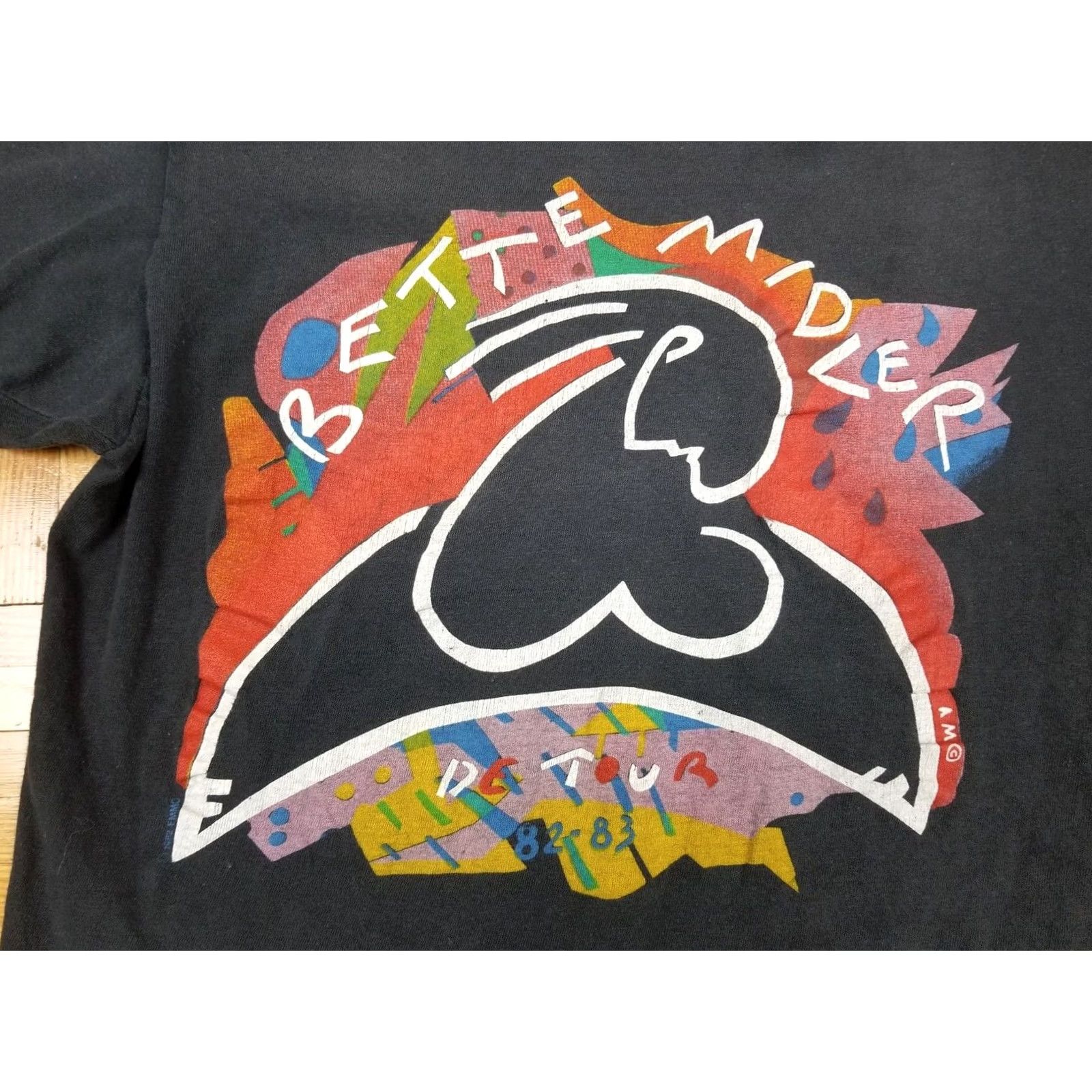 Vintage VINTAGE BETTE MIDLER ROCK BAND TOUR CONCERT T-SHIRT SZ SMALL Size US S / EU 44-46 / 1 - 2 Thumbnail