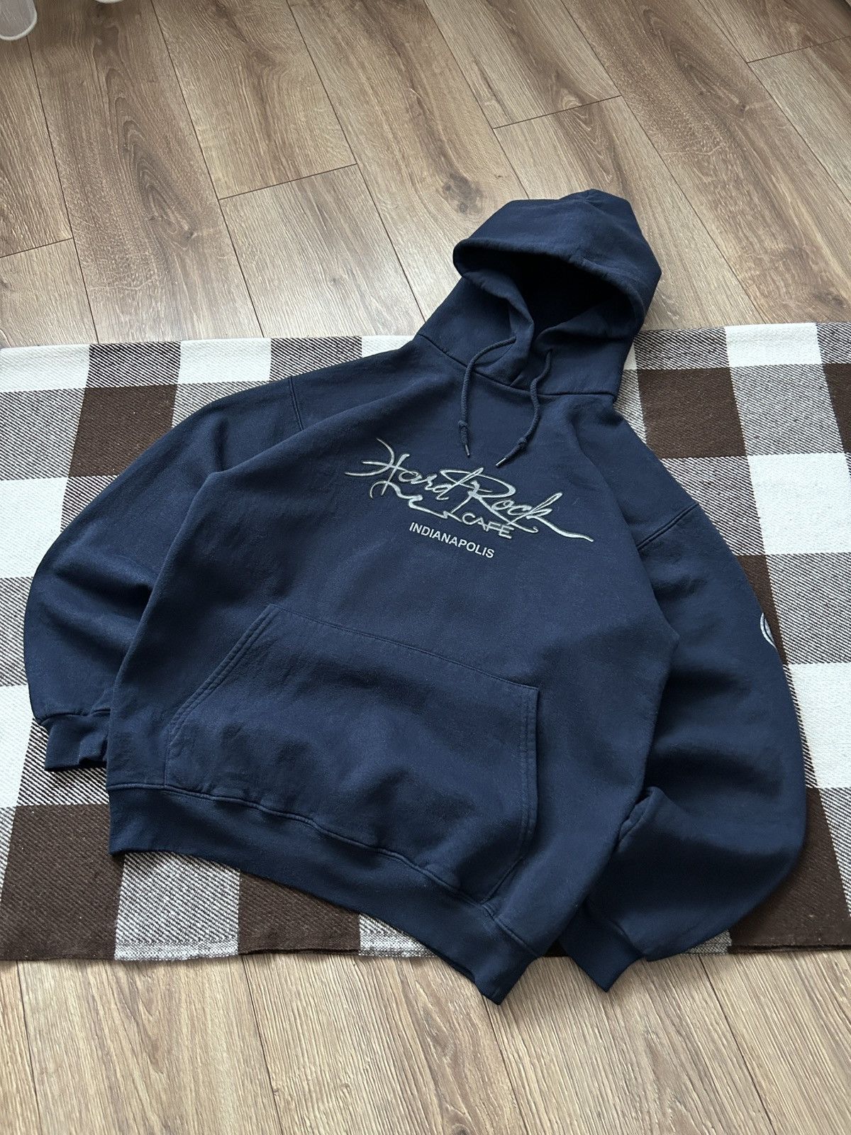 Hard Rock Cafe × Vintage Vintage Hard Rock big logo Jcno style hoodies made in usa Size US M / EU 48-50 / 2 - 2 Thumbnail