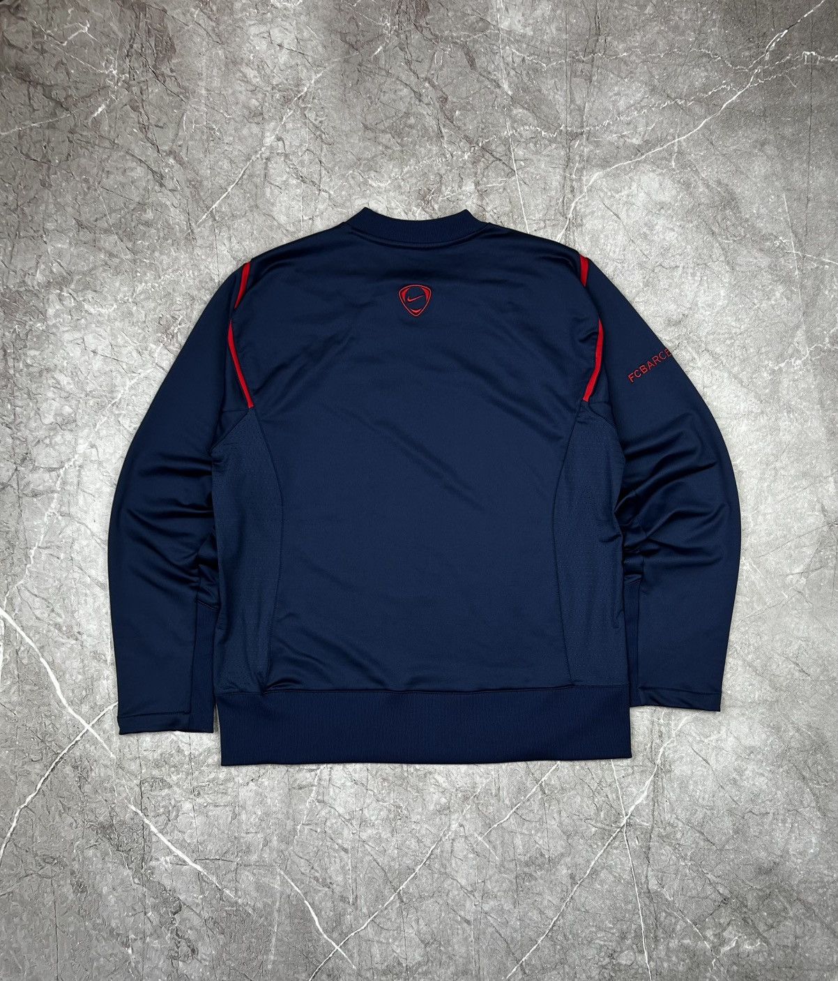 Nike Vintage 90s F. C. Barcelona Nike Soccer Sweatshirt Rare Y2K Size US XL / EU 56 / 4 - 3 Thumbnail