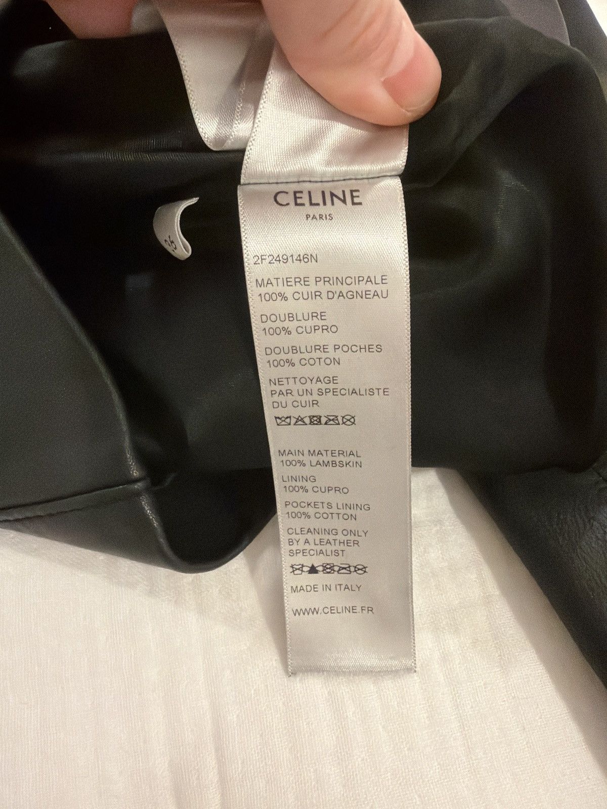 Celine Celine Leather Jacket Size XS / US 0-2 / IT 36-38 - 5 Thumbnail
