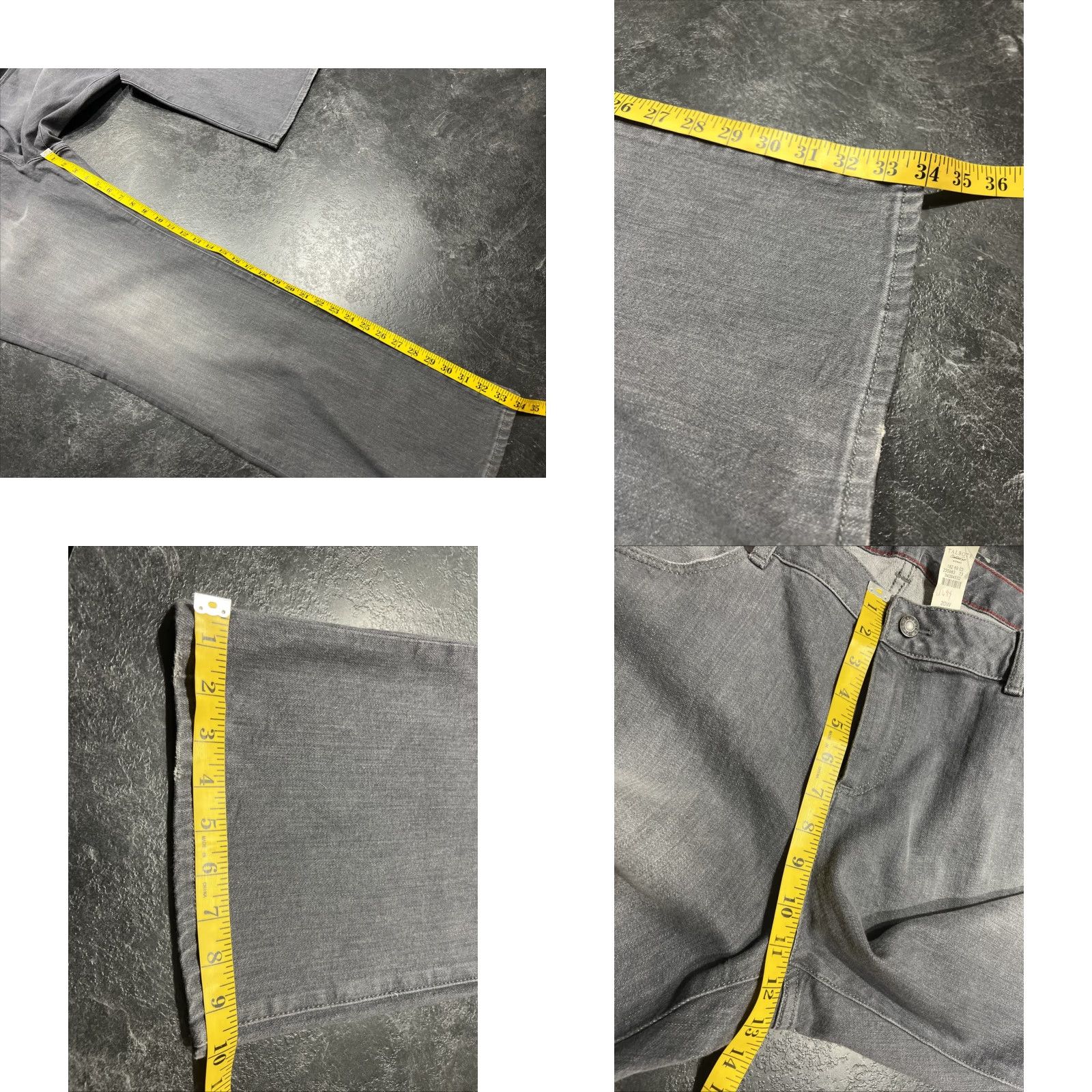 Talbots Talbots Jeans Womans 20W Gray Denim Stretch Straight High Rise 33.5in Inseam Plus Size Jeans Womens Regular/Plus Size Size 42" / US 20 - 8 Thumbnail