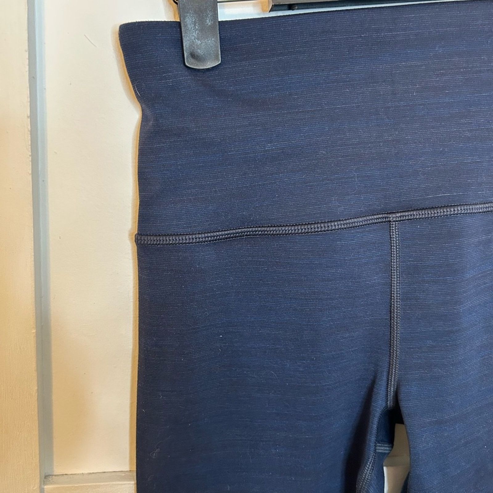 Athleta Athleta Navy Blue Space Dye Elation Textured 7/8 Tight Size 26" / US 2 / IT 38 - 3 Thumbnail