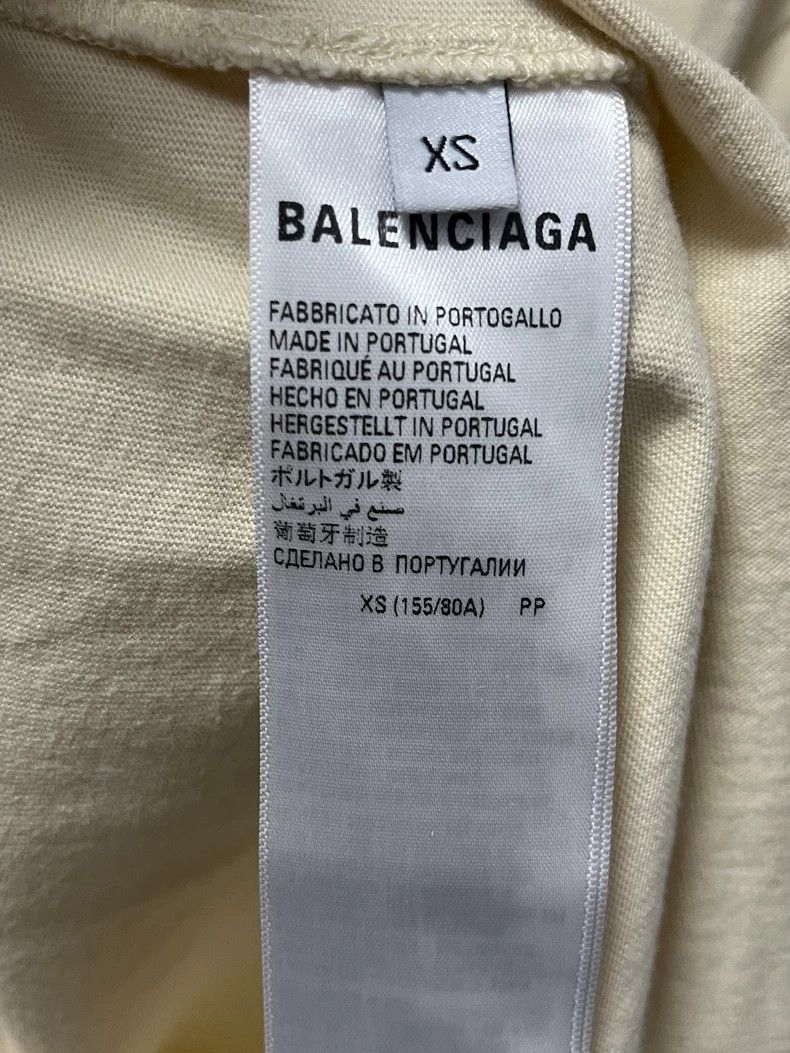 Balenciaga Balenciaga Beige embroidered BB logo short sleeve Size US XS / EU 42 / 0 - 5 Thumbnail