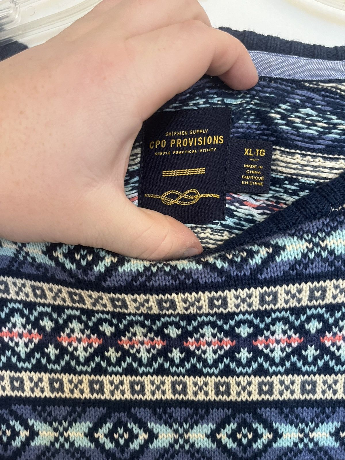 CPO Urban Outfitters CPO Fair Isle striped pullover Size XL Size US XL / EU 56 / 4 - 3 Thumbnail