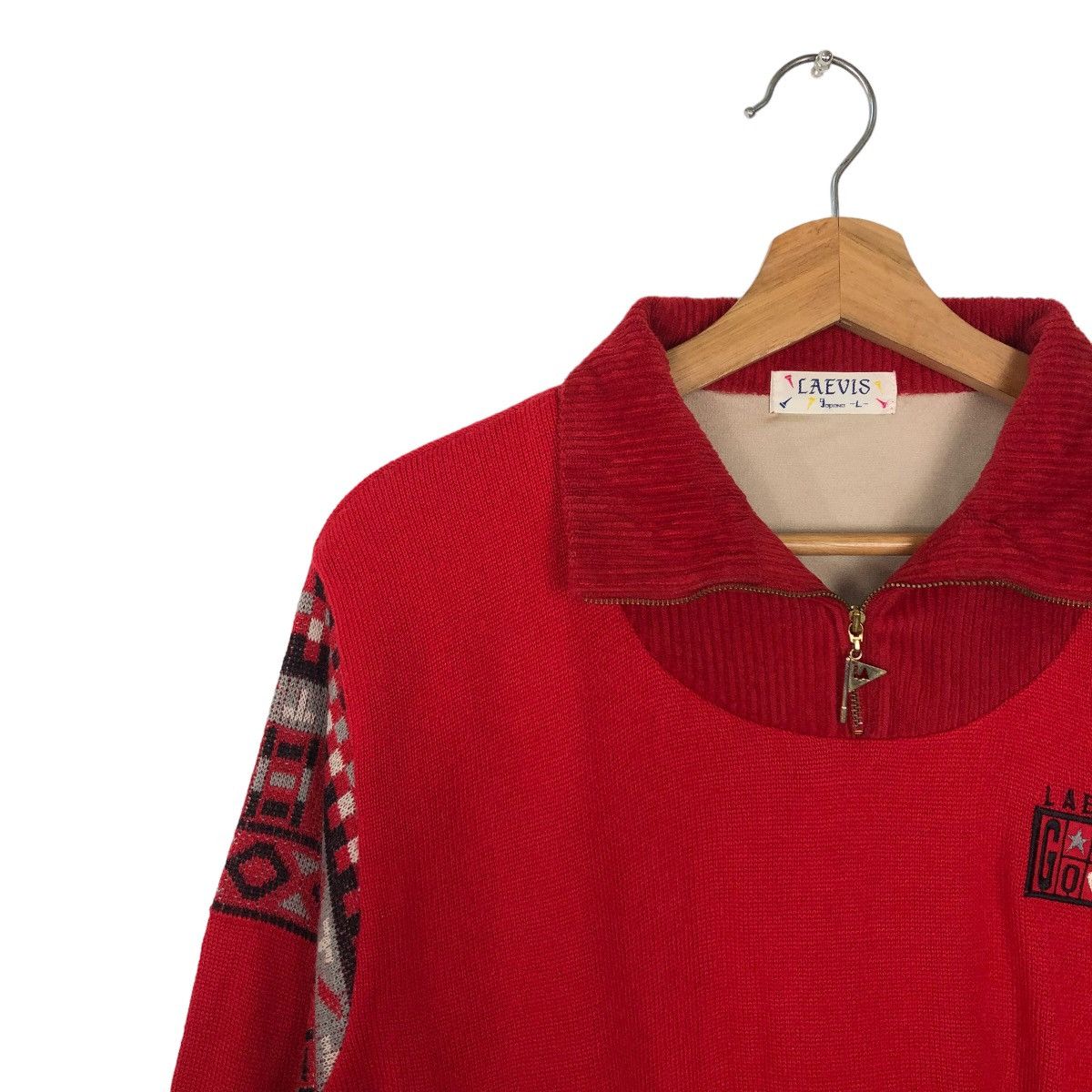 Japanese Brand VINTAGE LAEVIS GOLF COLLAR SWEATSHIRT BIG LOGO JAPAN Size US M / EU 48-50 / 2 - 6 Thumbnail