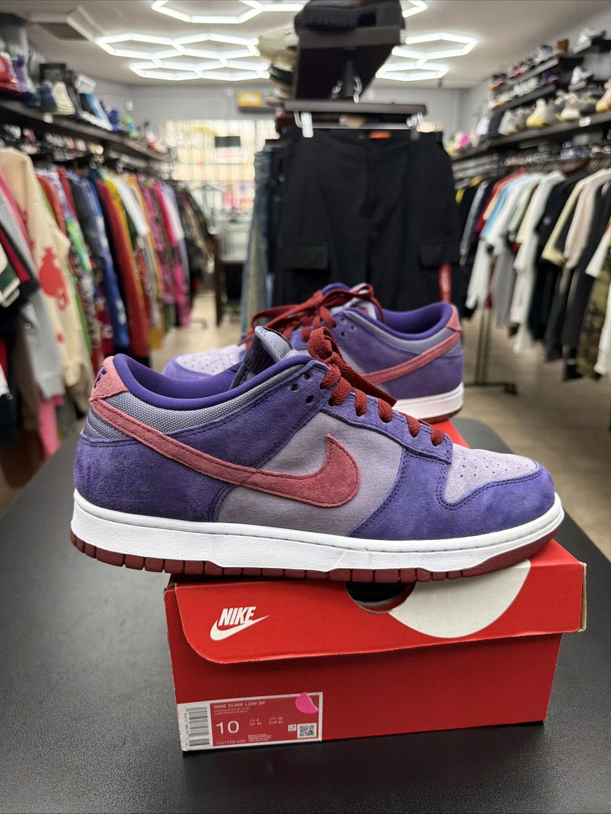 Nike Size 10 - Nike Dunk Retro Vol. 1 SP 2020 Low Plum Used Worn Size US 10 / EU 43 - 3 Thumbnail