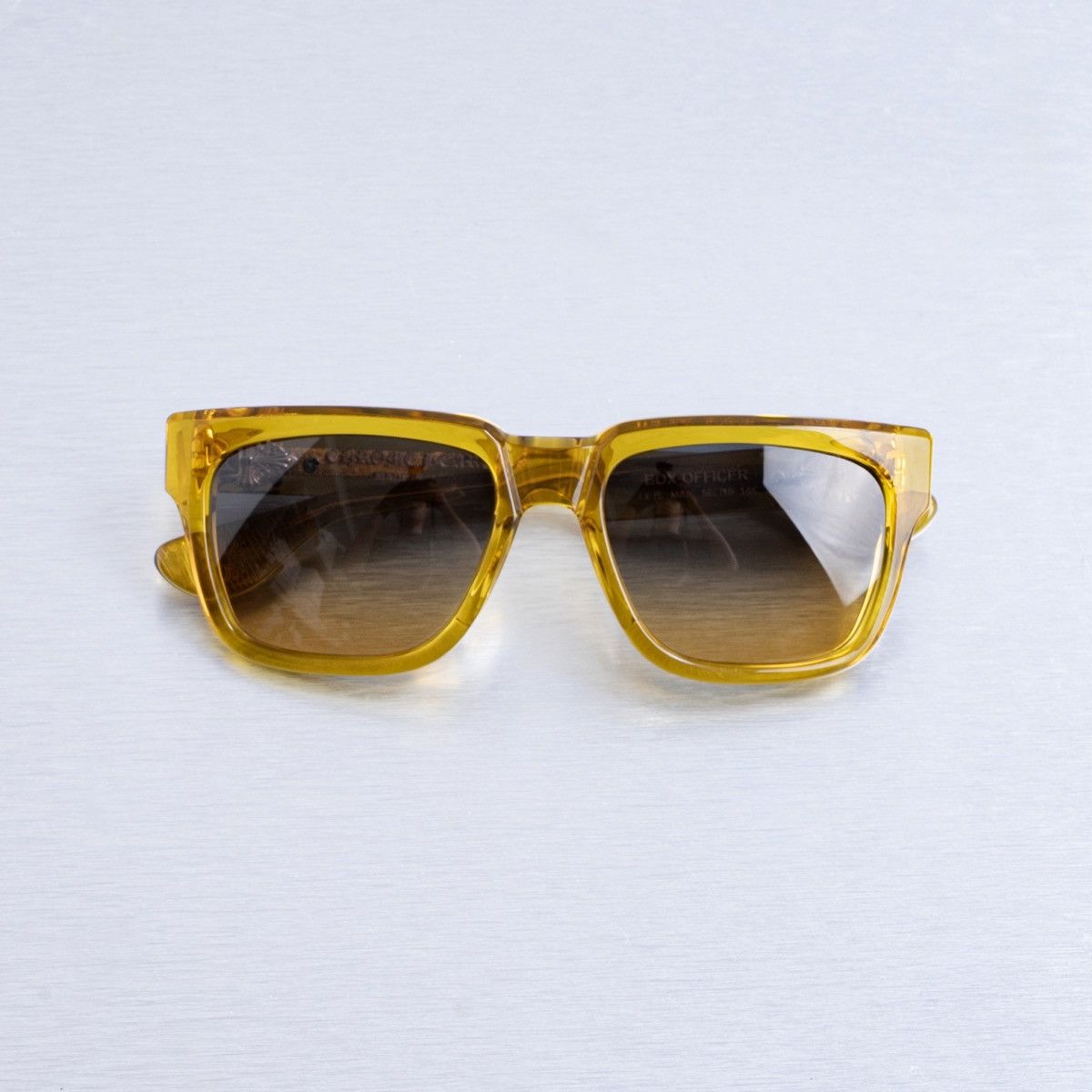 Chrome Hearts CHROME HEARTS BOX-OFFICER MALT SUNGLASSES Size ONE SIZE - 8 Thumbnail