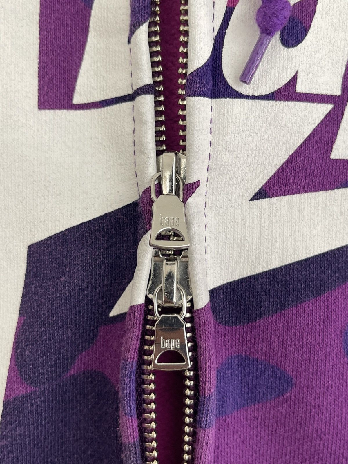 Bape Bape Purple Camo Sta Full Zip Hoodie Newjeans Fit Size XS / US 0-2 / IT 36-38 - 7 Thumbnail