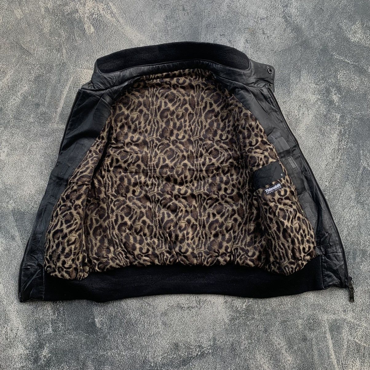 Japanese Brand × Le Grande Bleu (L.G.B.) × Roen Roen Leather Vest Thinsulate Insulation Size US S / EU 44-46 / 1 - 1 Thumbnail