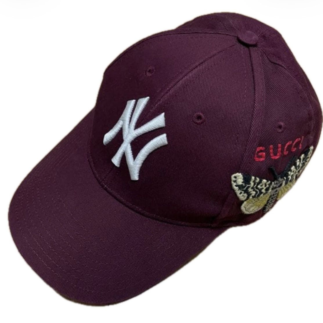 Gucci Gucci x MLB NY Yankees Butterfly Cap Size ONE SIZE - 2 Thumbnail