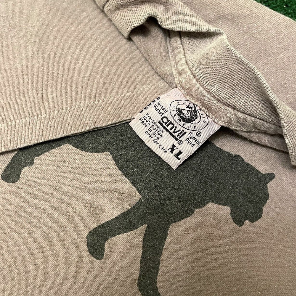 Vintage VINTAGE Panther Power Builder Promo Jungle 90s Shirt Mens XL Brown T-Shirt Size US XL / EU 56 / 4 - 3 Thumbnail