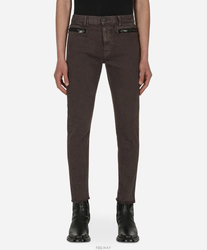 Undercover Undercover Charcoal Zip Denim Pants Size US 32 / EU 48 - 2 Thumbnail