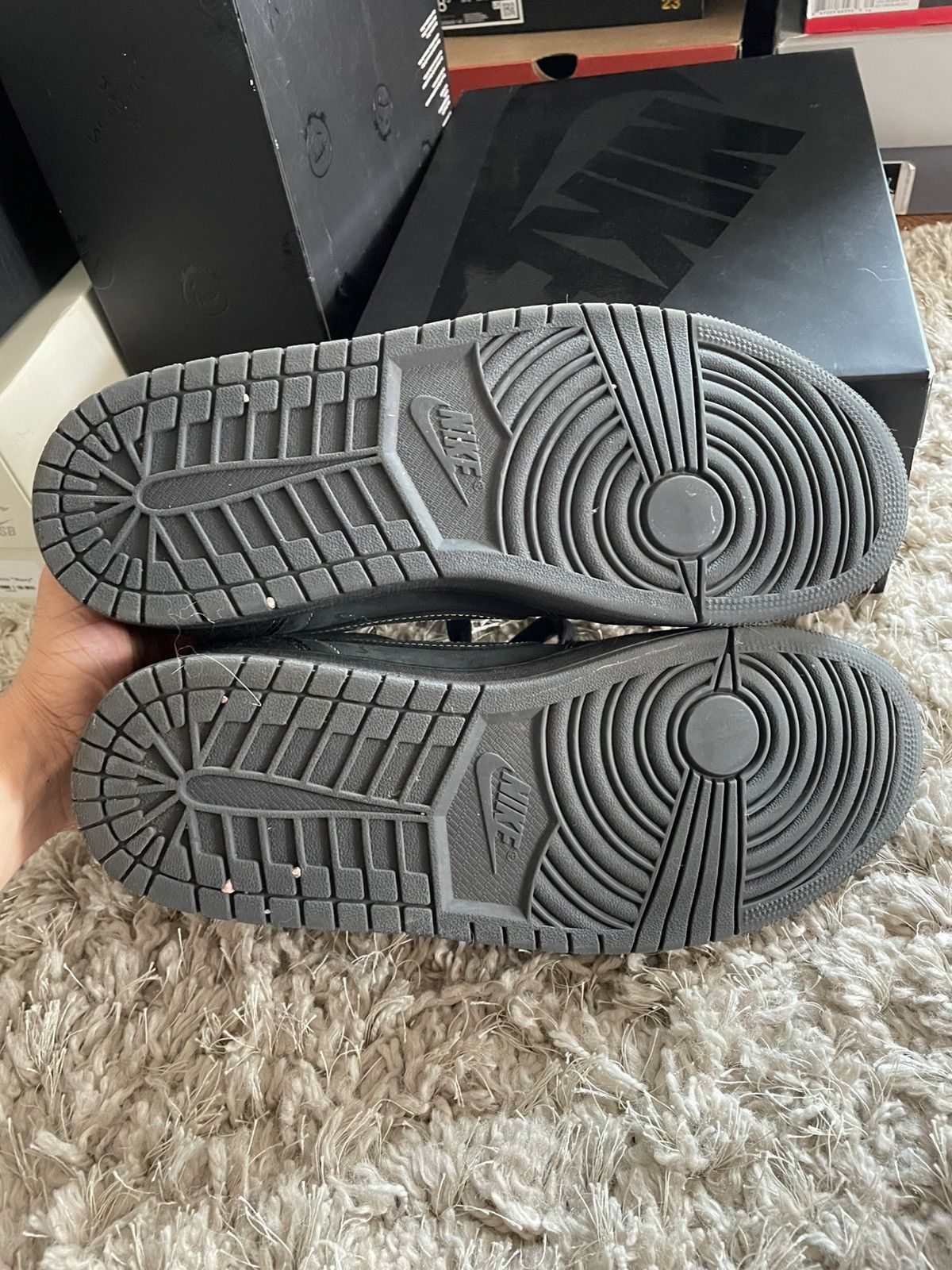 Jordan Brand × Travis Scott Jordan 1 Low X Travis Scott Phontom Size US 11.5 / EU 44-45 - 8 Thumbnail