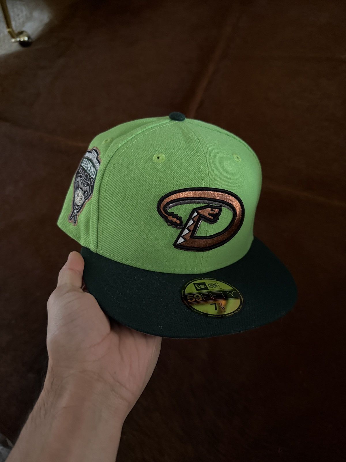 Hat Club 7 3/8 TVB Arizona Diamondbacks Slime OG ATR Size ONE SIZE - 1 Thumbnail