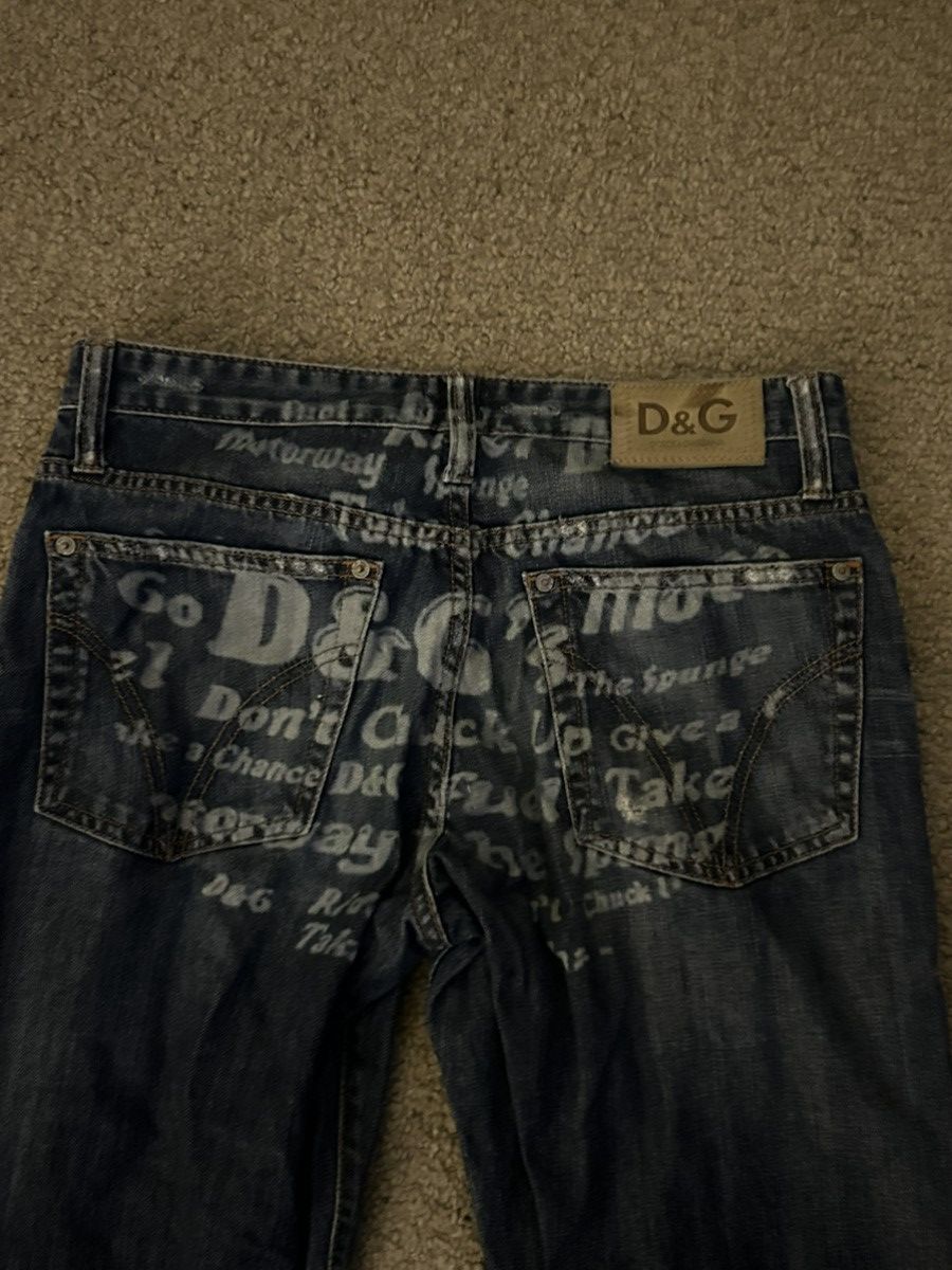 Dolce & Gabbana × Vintage D&g dolce gabbana graffiti jeans Size US 31 - 3 Thumbnail