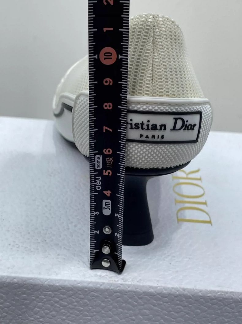 Dior Dior Stitching letter logo Mary Jane single shoes 2504-Next Size US 5.5 / IT 35.5 - 9 Thumbnail