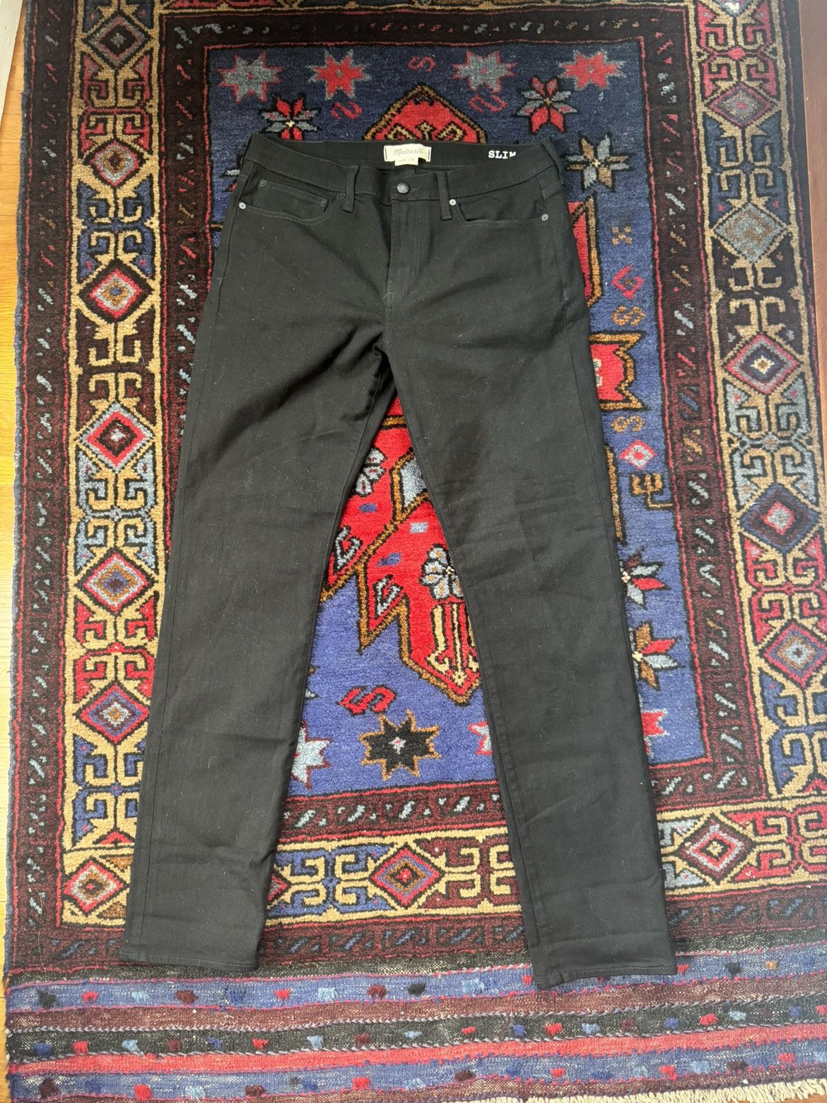 Madewell Madewell Black Denim Size US 34 / EU 50 - 1 Thumbnail