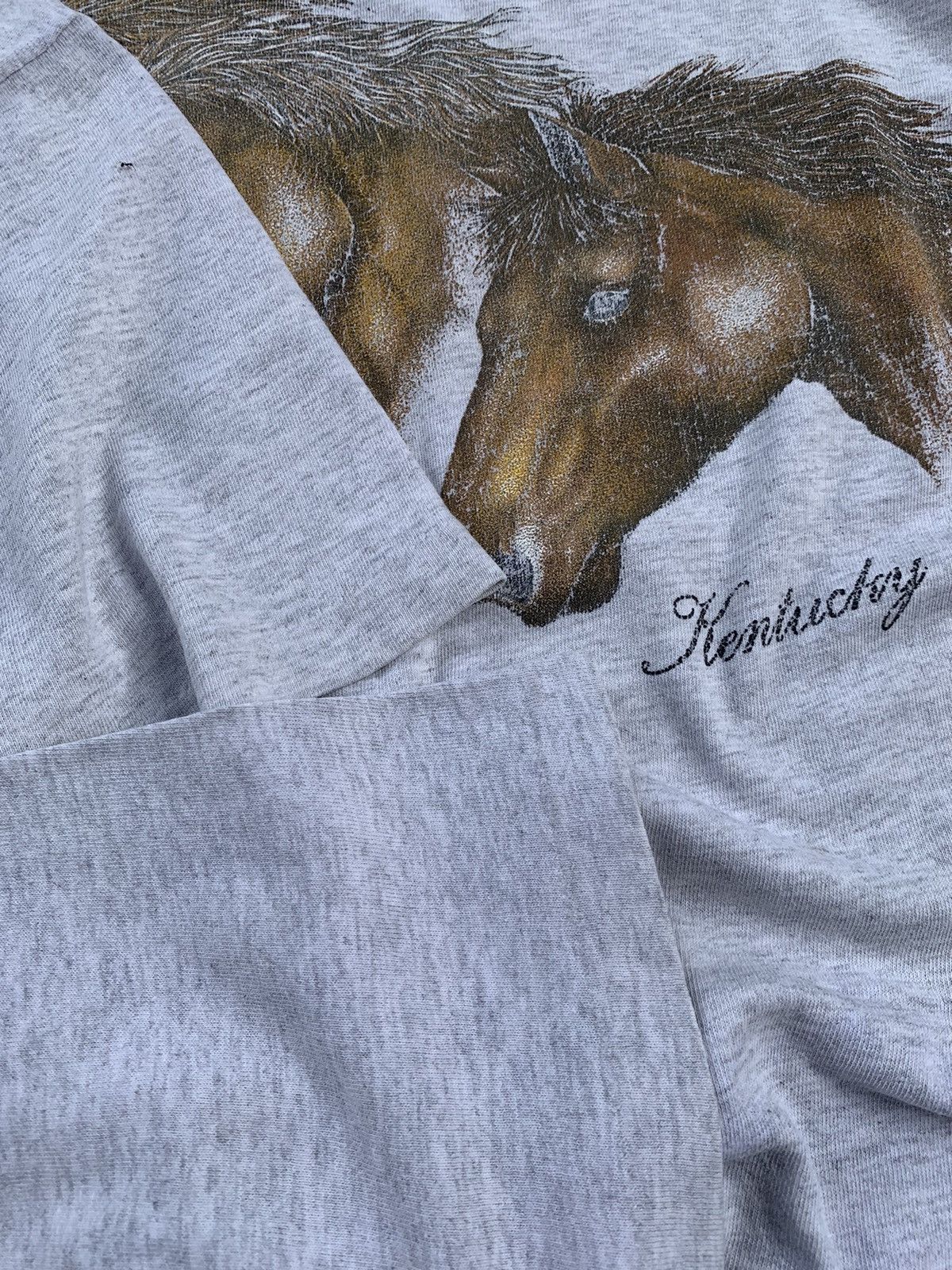 Other Vintage tshirt kentucky horse 90s Size US XL / EU 56 / 4 - 4 Thumbnail