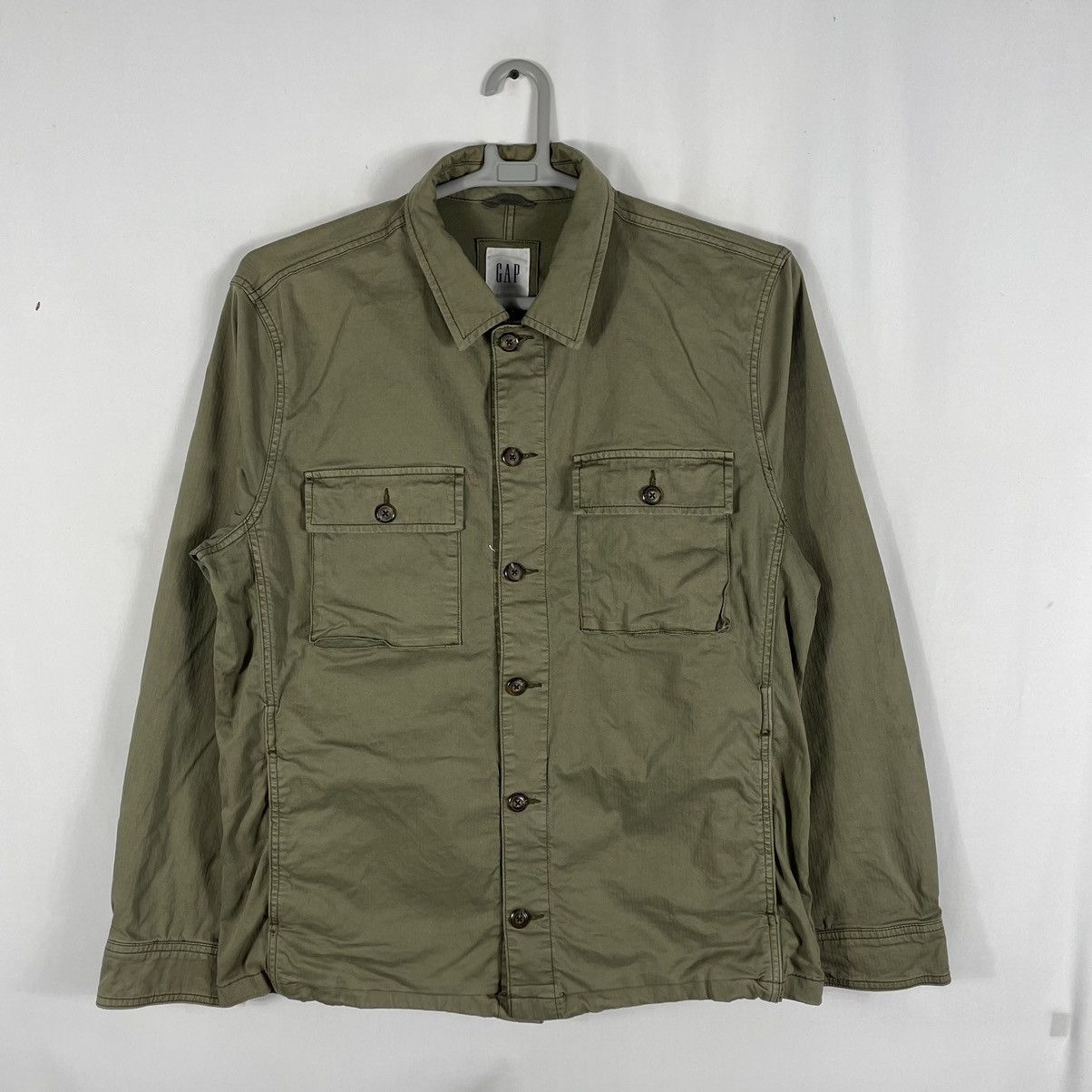 Gap × Vintage 🔥Rare🔥Vintage GAP Double Pocket Military Styles Chore Jacket Size US M / EU 48-50 / 2 - 1 Thumbnail