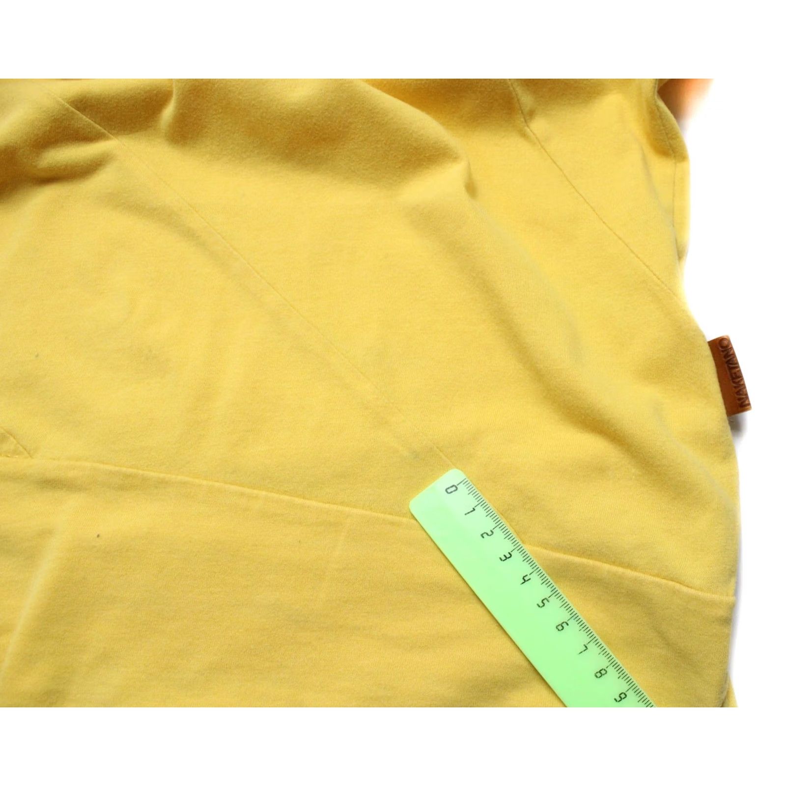 Vintage Naketano Hoodie Women Large Pullover Yellow Size L / US 10 / IT 46 - 7 Thumbnail