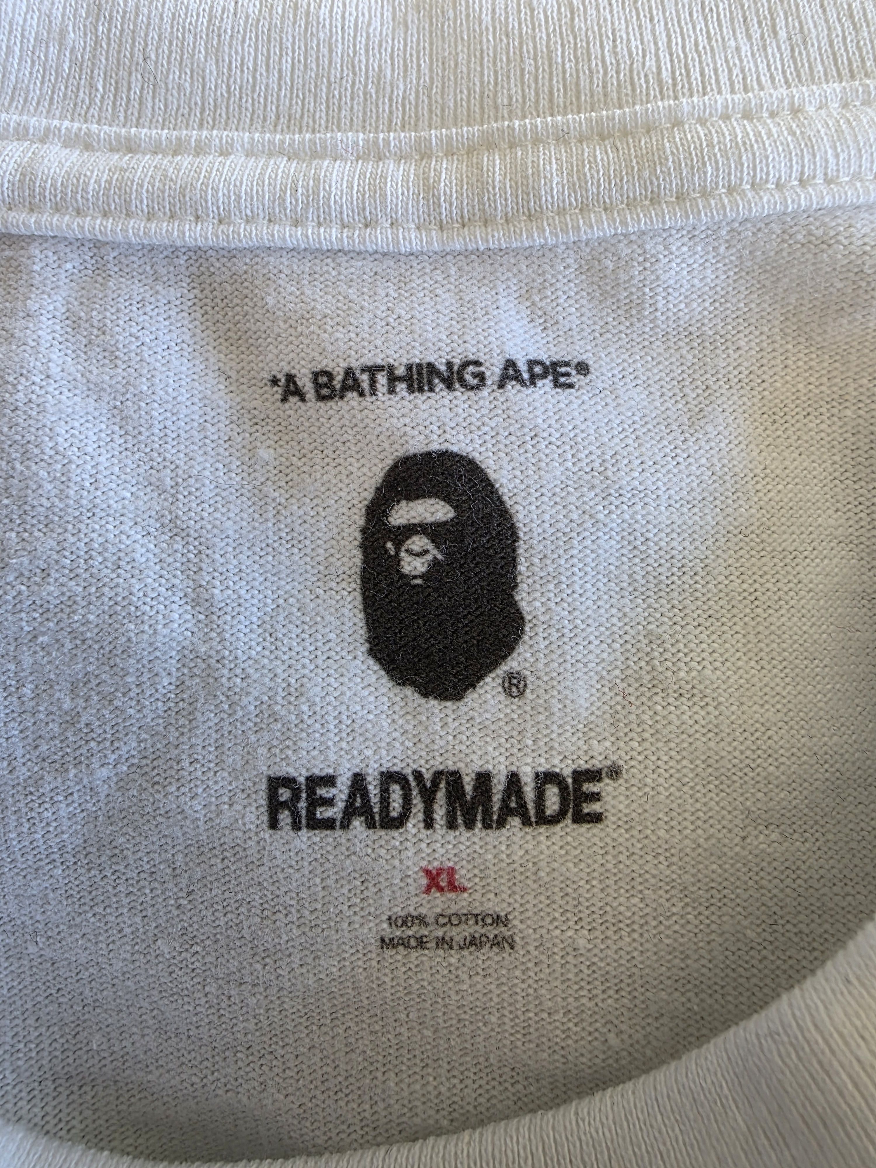 Bape × READYMADE Bape X Readymade Bee Patch Tee Size US XL / EU 56 / 4 - 3 Thumbnail