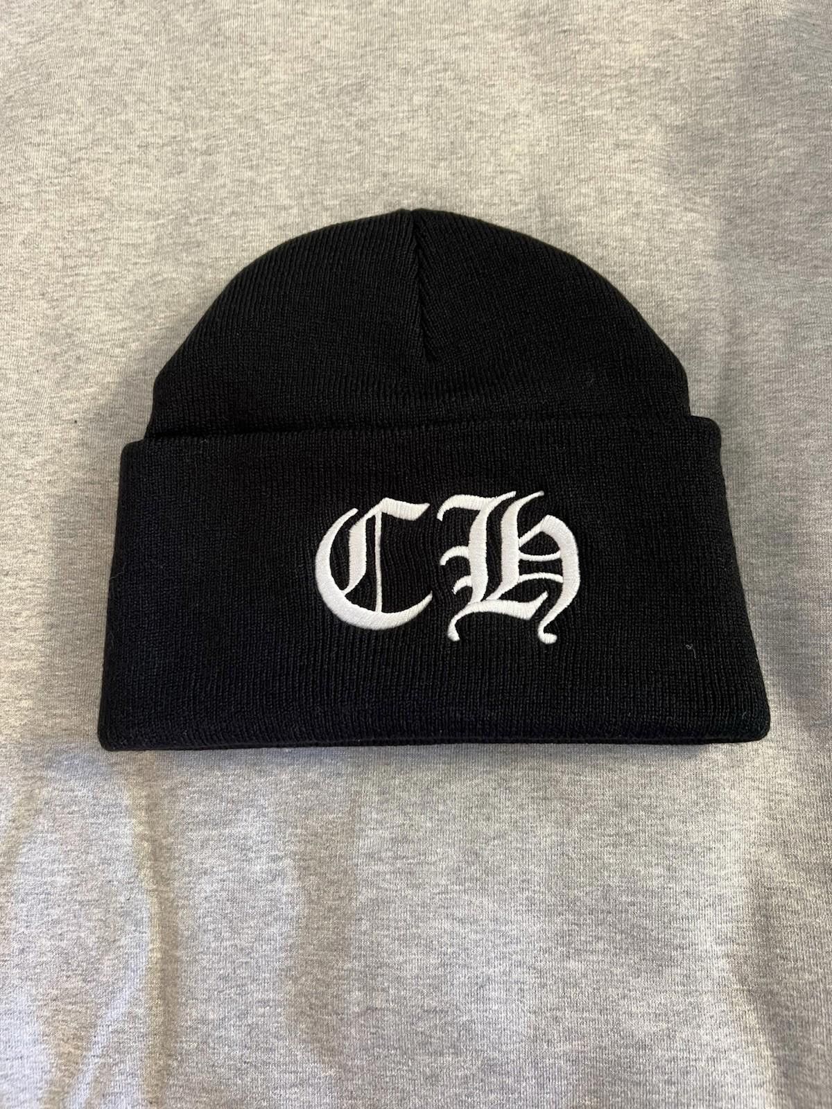 Chrome Hearts Chrome Hearts CH Logo Beanie Black Size ONE SIZE - 2 Thumbnail
