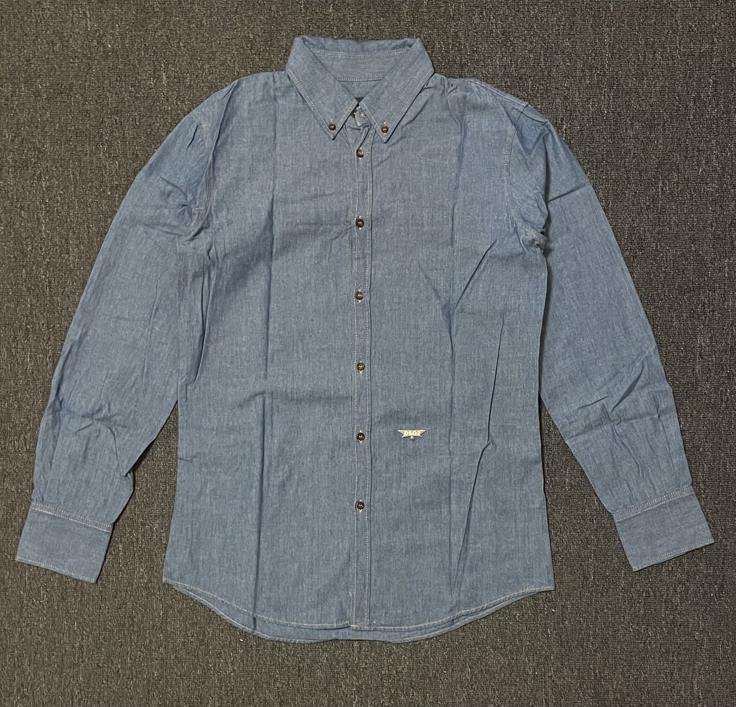 Dsquared2 DSQUARED2 blue denim shirt size 48 Size US M / EU 48-50 / 2 - 1 Thumbnail
