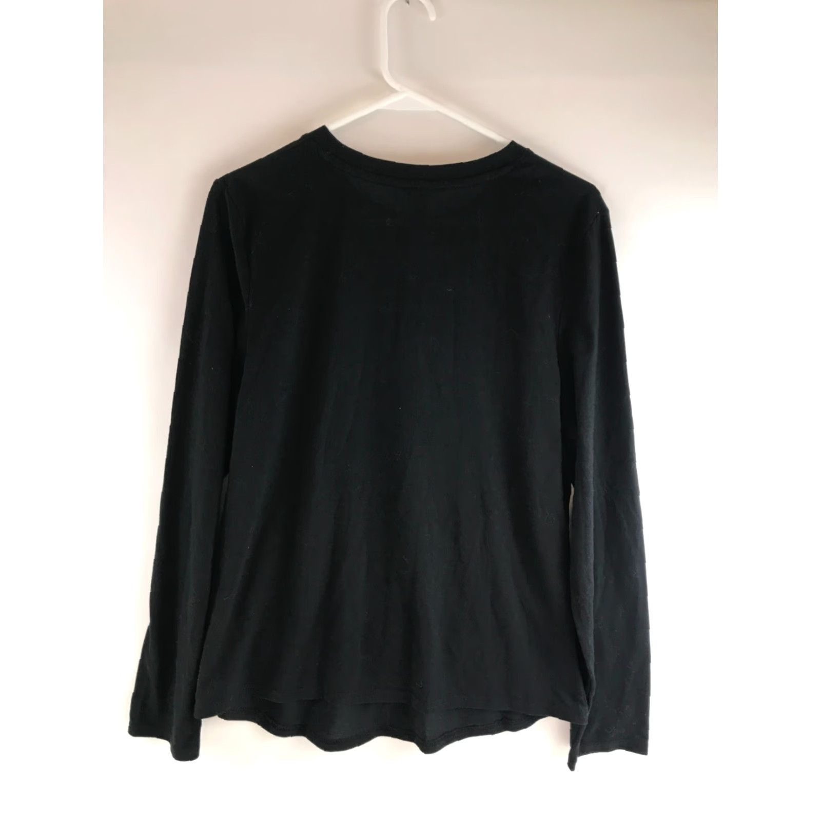 Vintage Just Be Shirt Women XL Black Long Sleeve WILDEST DREAM Sleepwear Size XL / US 12-14 / IT 48-50 - 2 Thumbnail