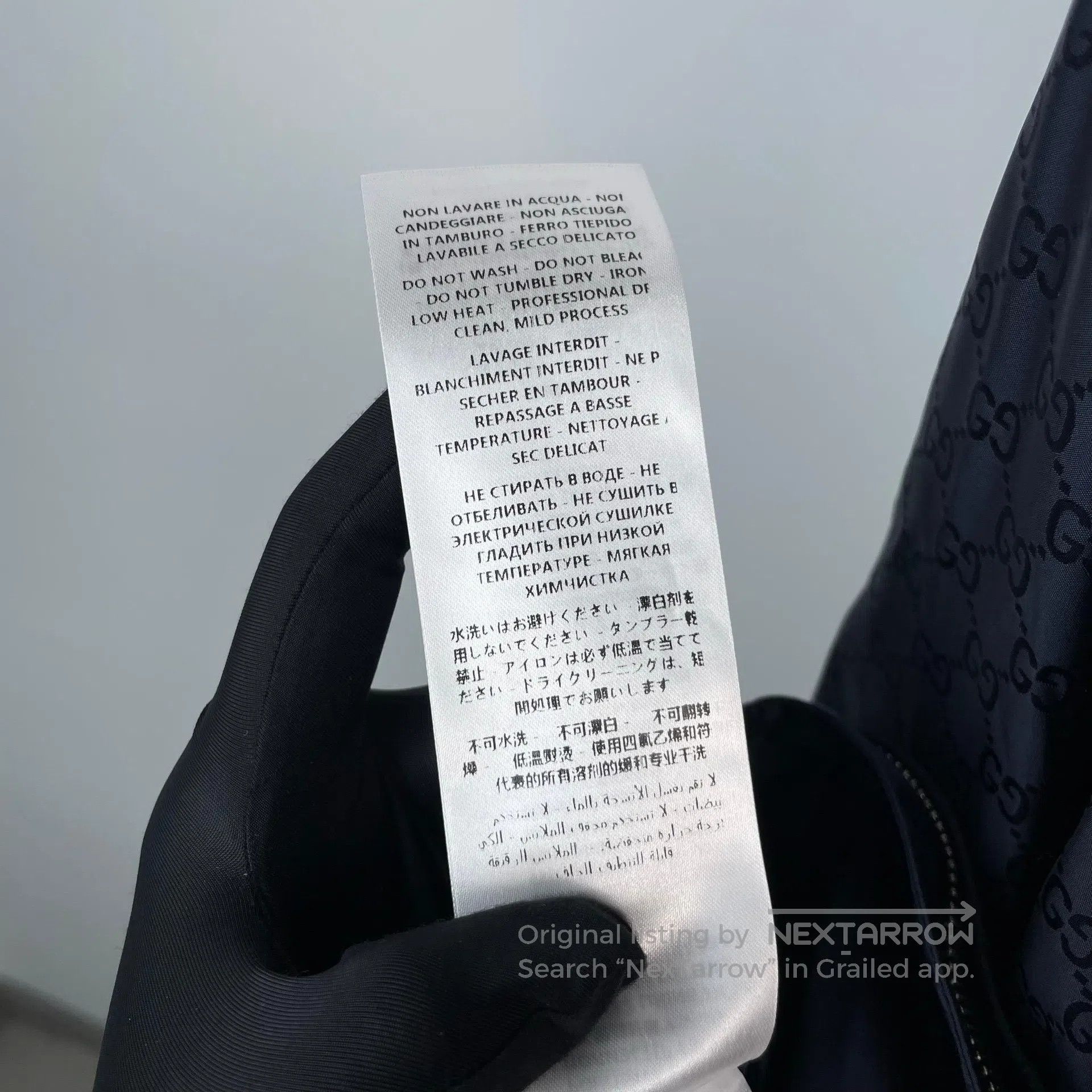 Gucci Guicci Dark Blue Monogrammed Full Indonesian Dragon Jacket Size US S / EU 44-46 / 1 - 9 Thumbnail