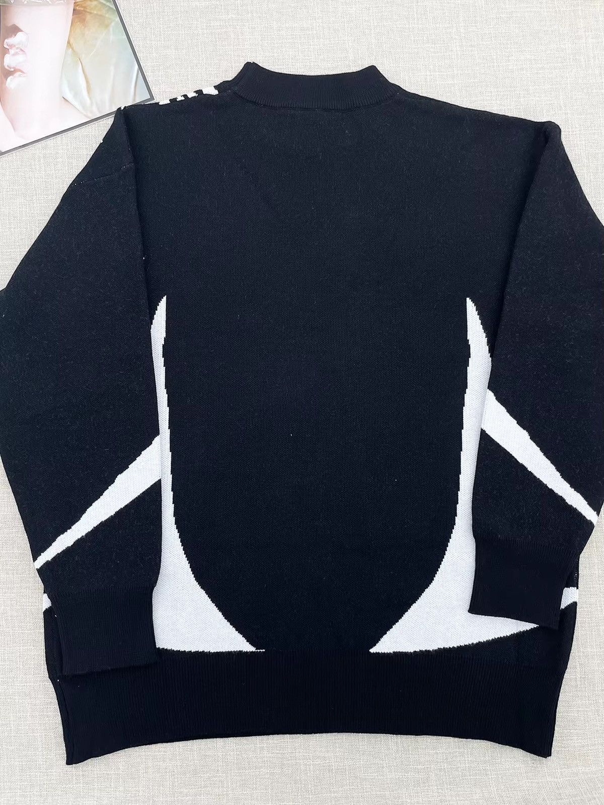 Japanese Brand Y2K Star Pattern Sweater Winter Warm Fleece Retro Aesthetic Size US M / EU 48-50 / 2 - 5 Thumbnail