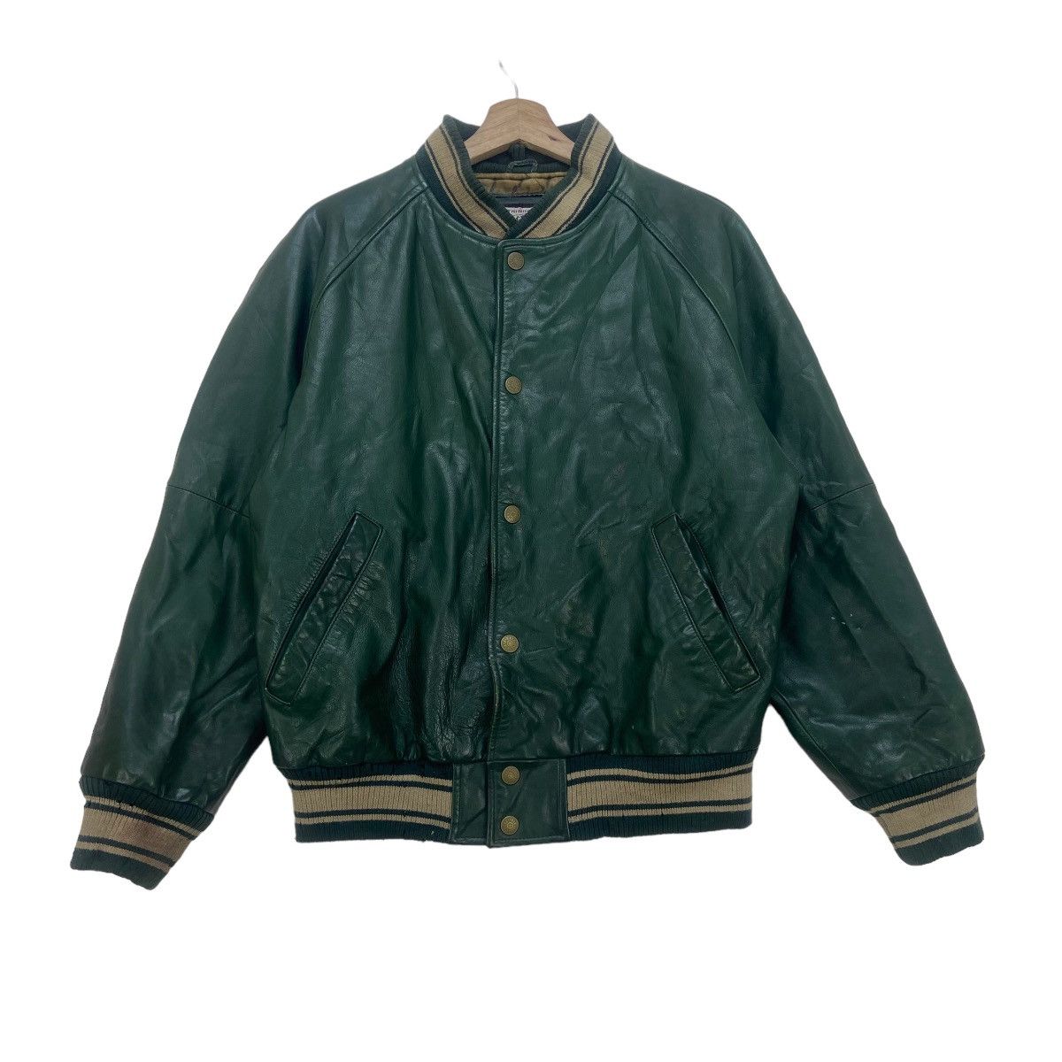 Genuine Leather Vintage O Henry Rancher Leather Varsity Jacket Size US M / EU 48-50 / 2 - 3 Thumbnail