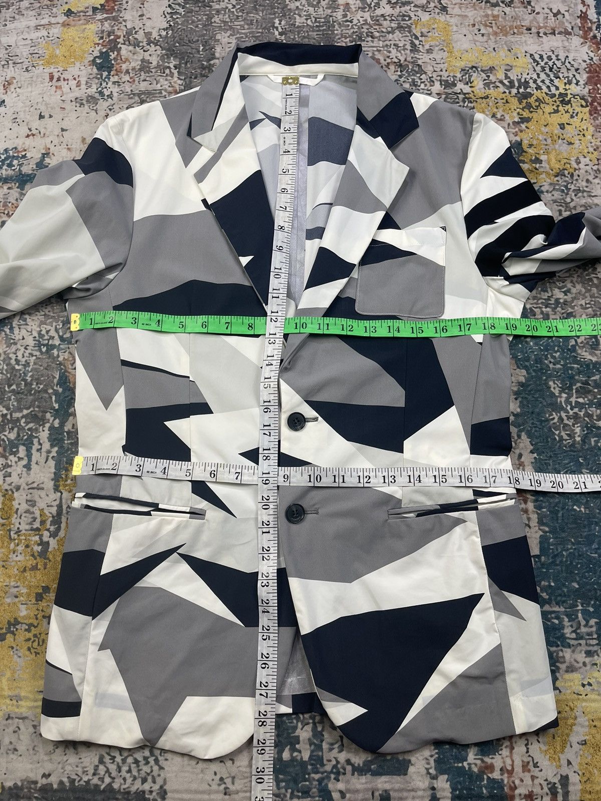 HYDROGEN HYDROGEN Geometric Camouflage Jacquard Tailored Jackets Size US S / EU 44-46 / 1 - 10 Thumbnail