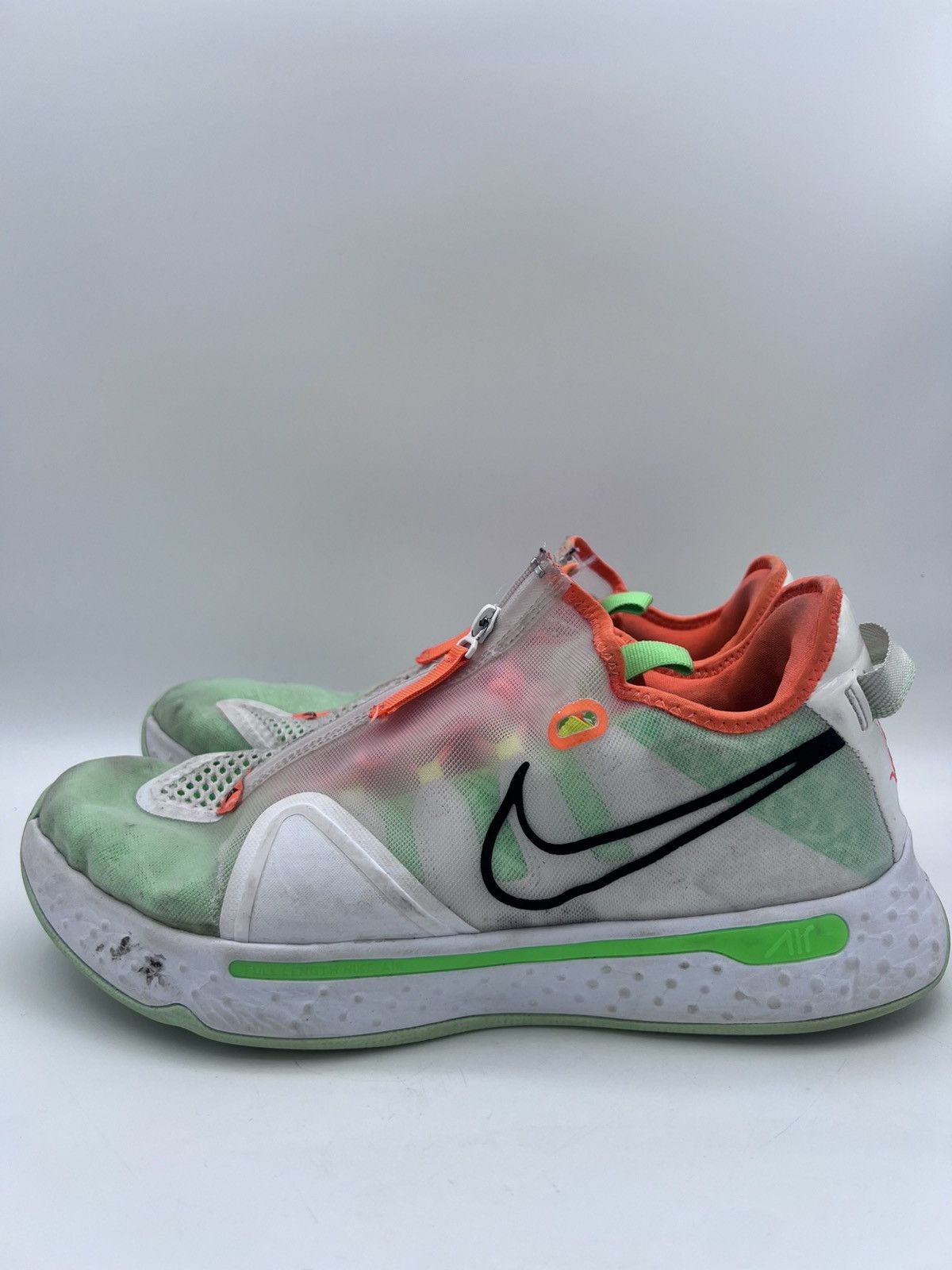 Nike Nike PG 4 x Gatorade White Orange Green GX 2020 Size 13 Size US 13 / EU 46 - 3 Thumbnail
