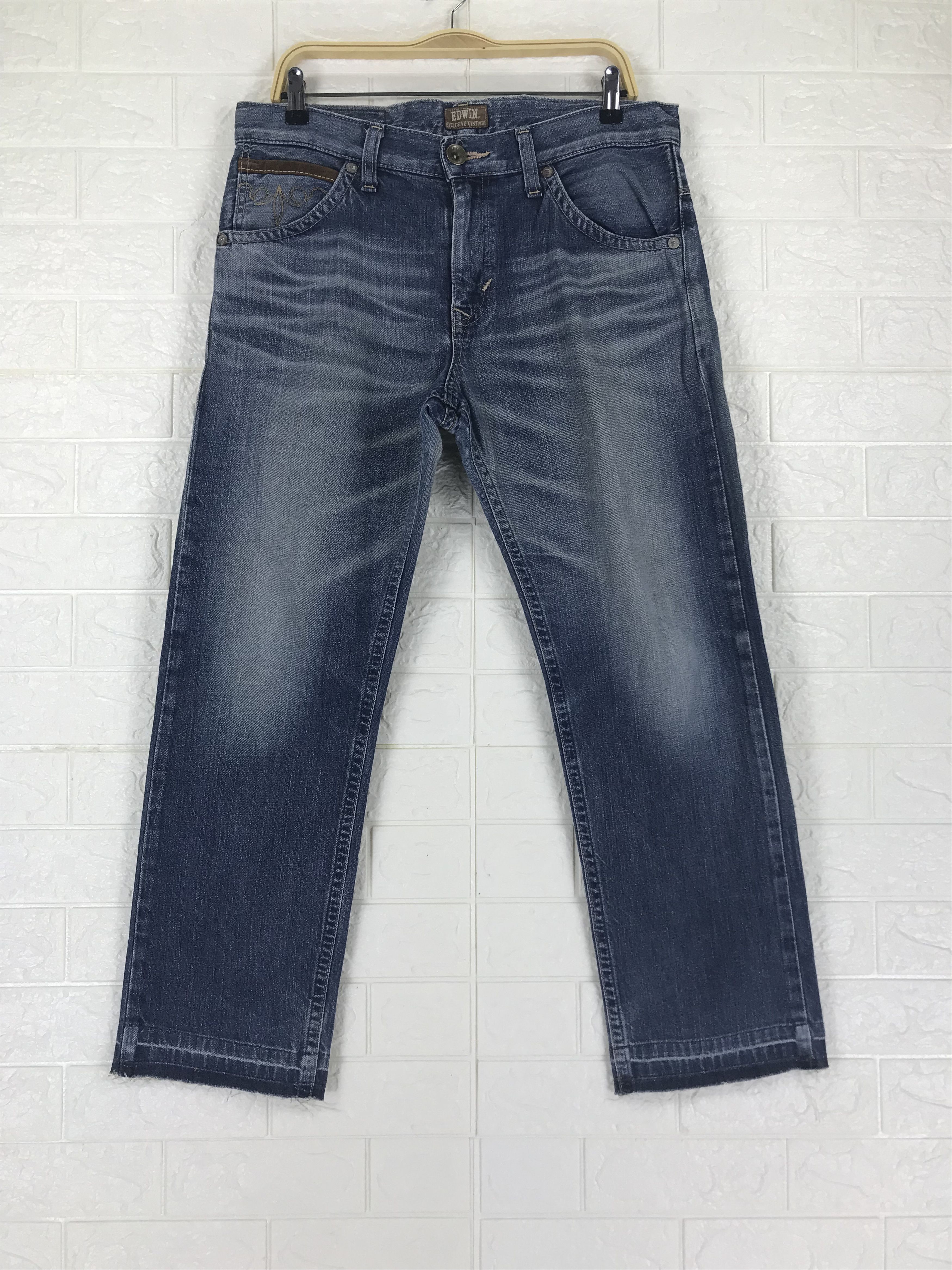 Edwin Vintage Edwin 403 XVS Blue Washed Jeans Size US 32 / EU 48 - 5 Thumbnail