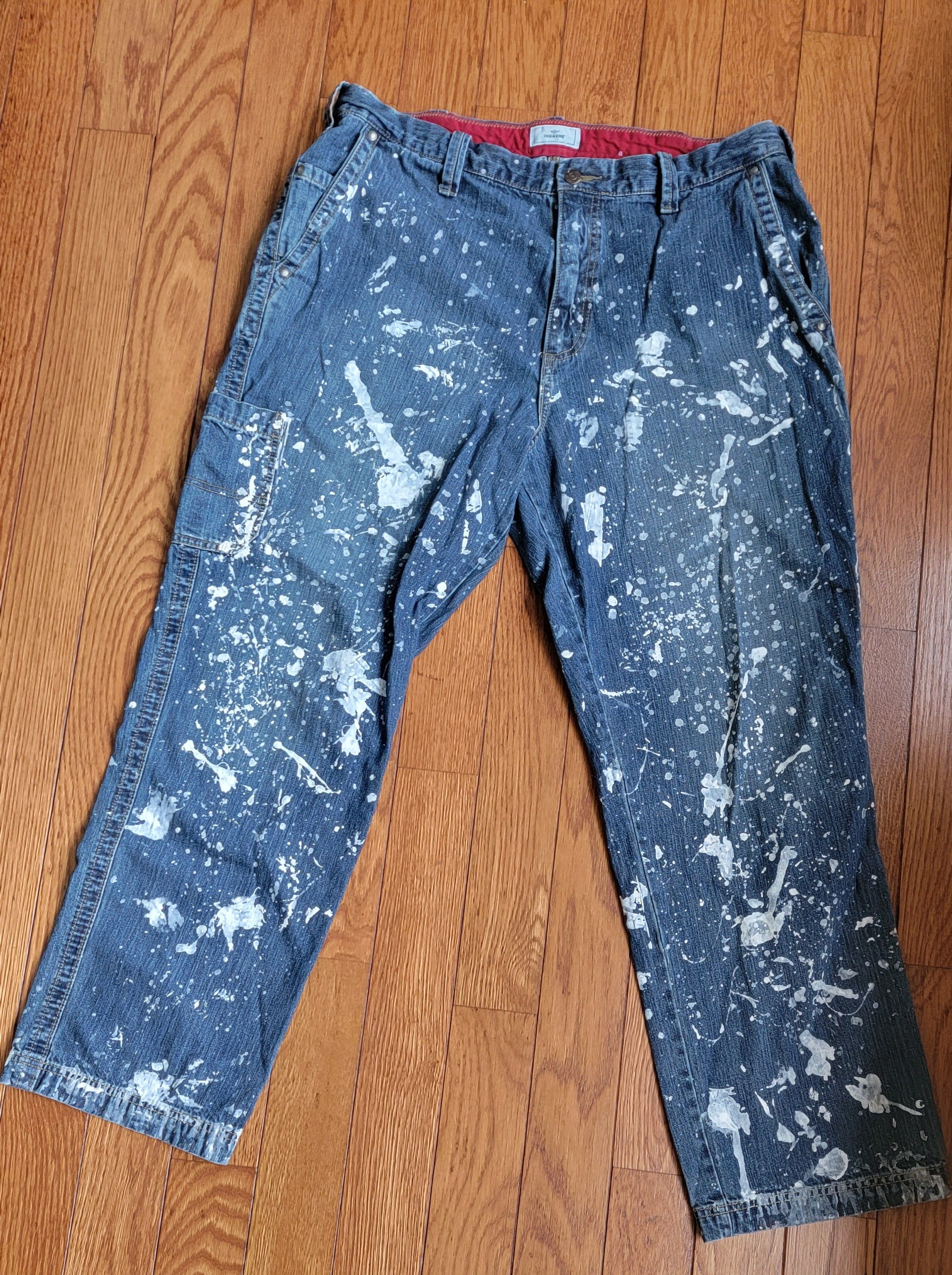 Dockers Dockers splatter carpenter denim size 40 Size US 40 / EU 56 - 1 Thumbnail