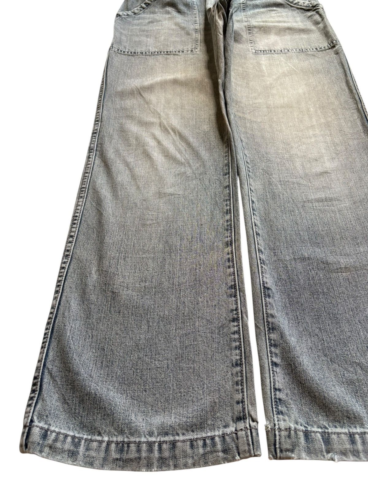 Gap Vintage GAP Rusty Mud Wash Loose Baggy Fatigue Jeans Size US 34 / EU 50 - 6 Thumbnail