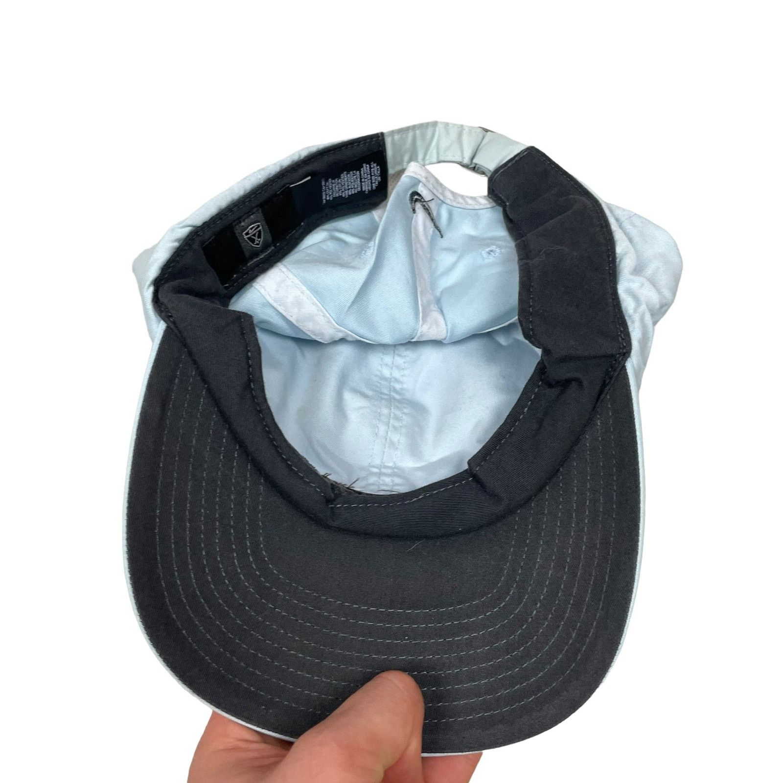 Nike × Vintage Nike Adults Blue Spell Out Adjustable Buckle Strap Golf Hat Size ONE SIZE - 7 Thumbnail