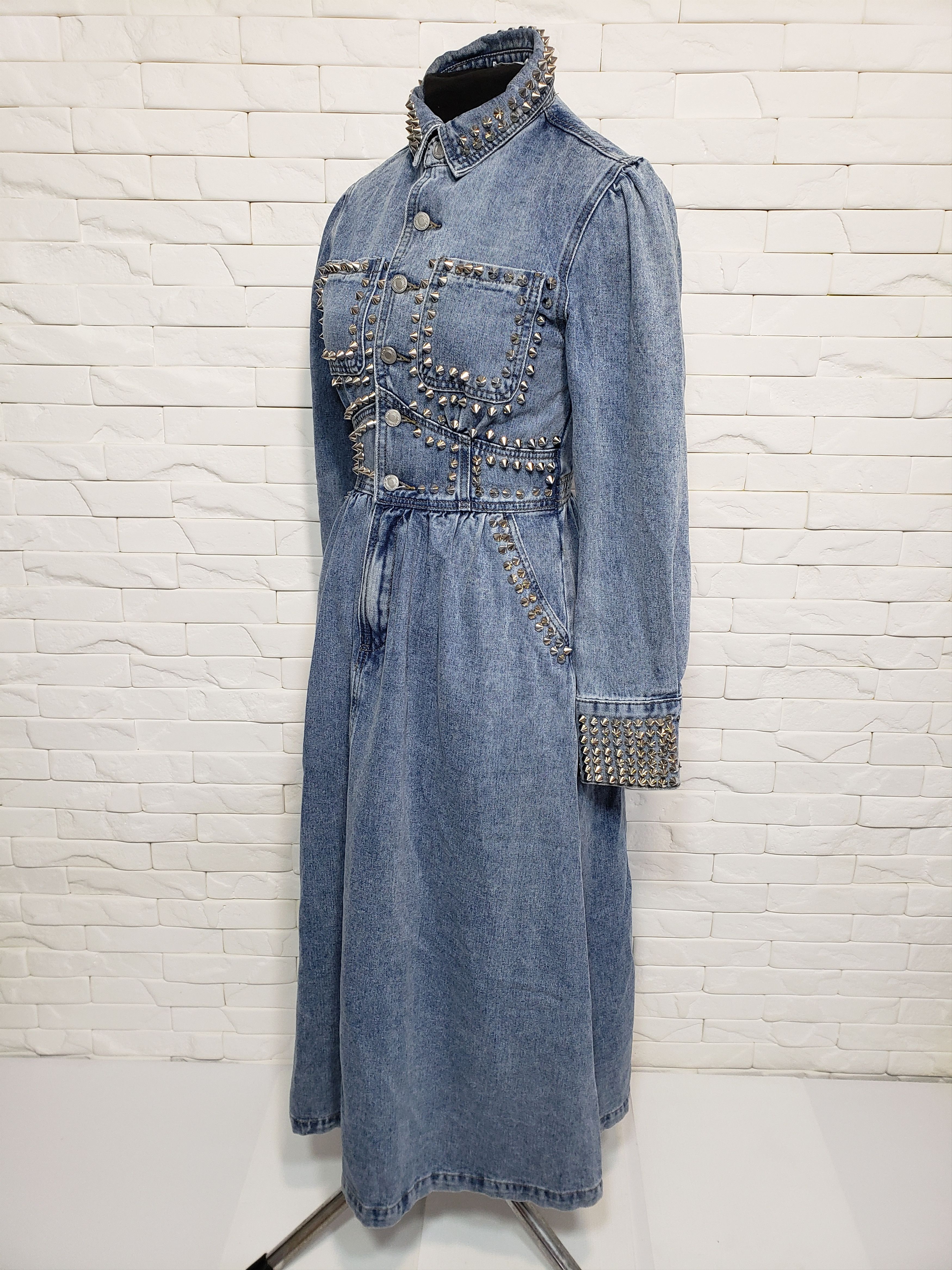 Denim & Co. Women's blue jumpsuit made of wonderful denim. Size 32" / US 10 / IT 46 - 2 Thumbnail