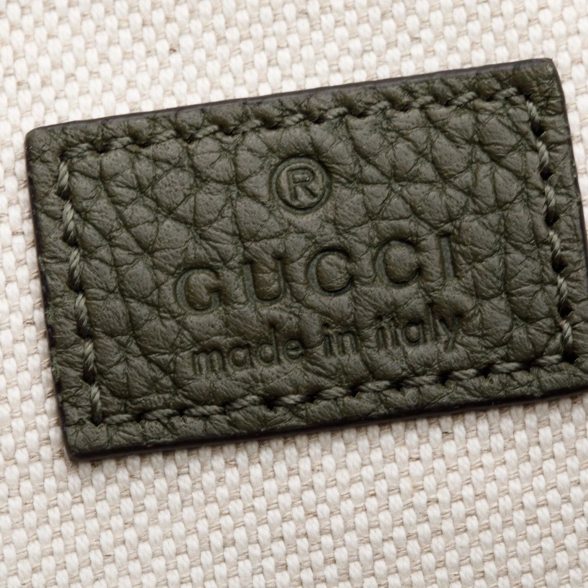 Gucci GUCCI Green Jumbo GG Calfskin Leather Backpack Size ONE SIZE - 6 Thumbnail