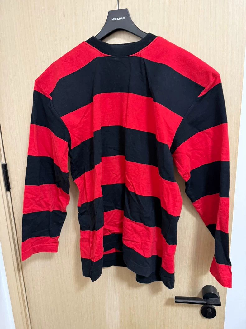 Vetements Vetements Black and red striped sweatshirt, size S, OS fit Size US S / EU 44-46 / 1 - 1 Thumbnail