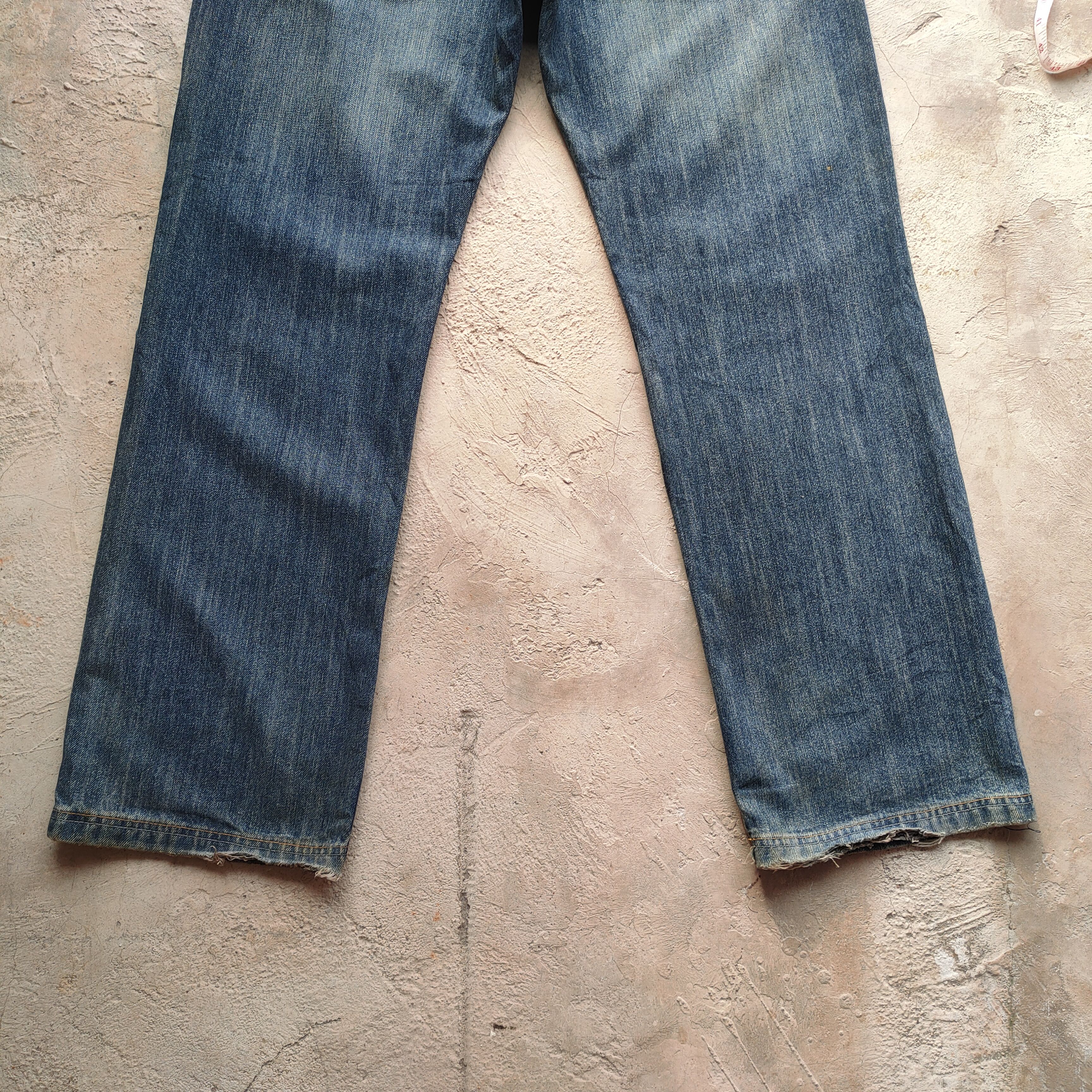 Japanese Brand # VINTAGE A&F DISTRESSED FADED JEANS DENIM PANTS Size US 35 - 9 Thumbnail