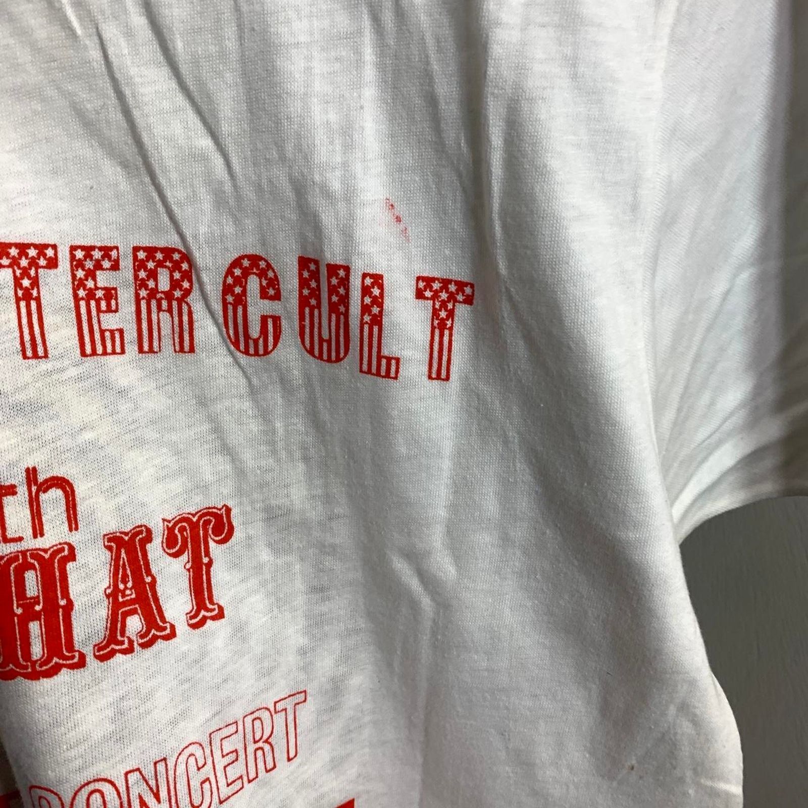 Fruit Of The Loom 1981 BLUE OYSTER CULT FOGHAT Madison Square Garden tee shirt Size US S / EU 44-46 / 1 - 7 Thumbnail