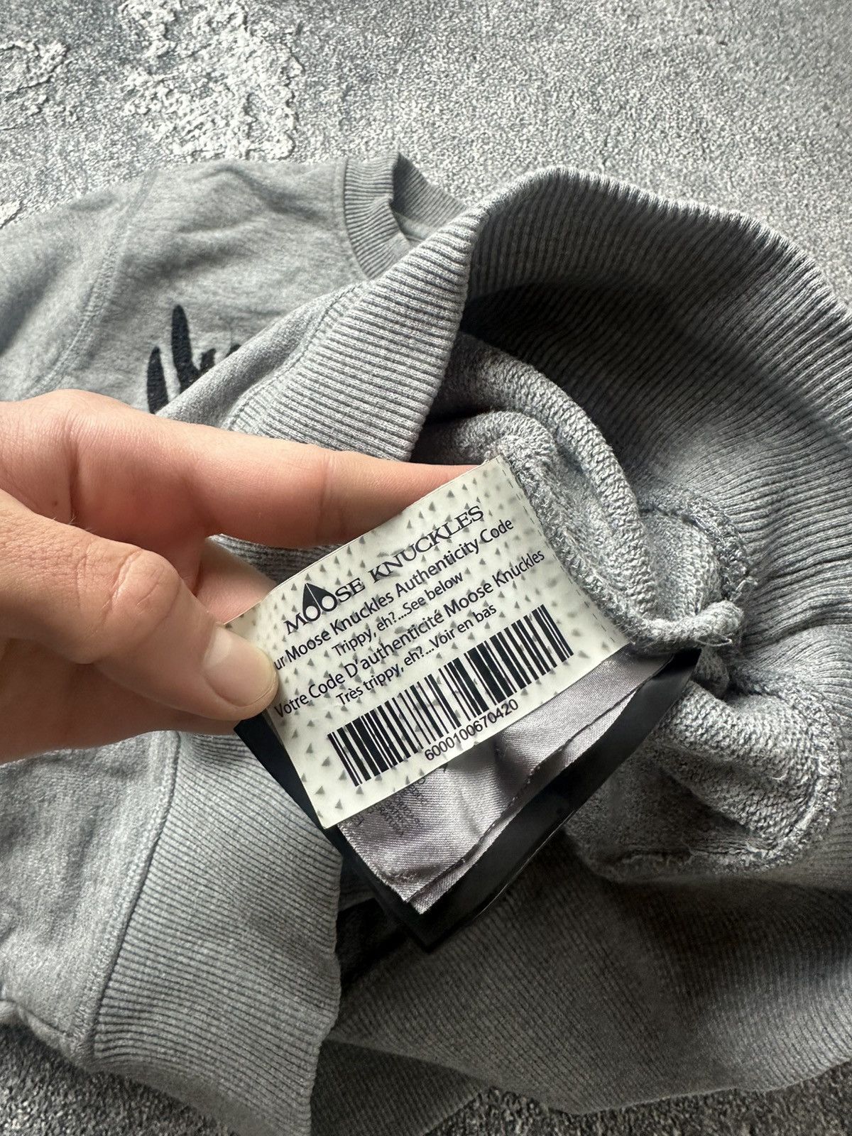 Moose Knuckles Moose Knuckles Sweatshirt Gray Size L Size US L / EU 52-54 / 3 - 8 Thumbnail