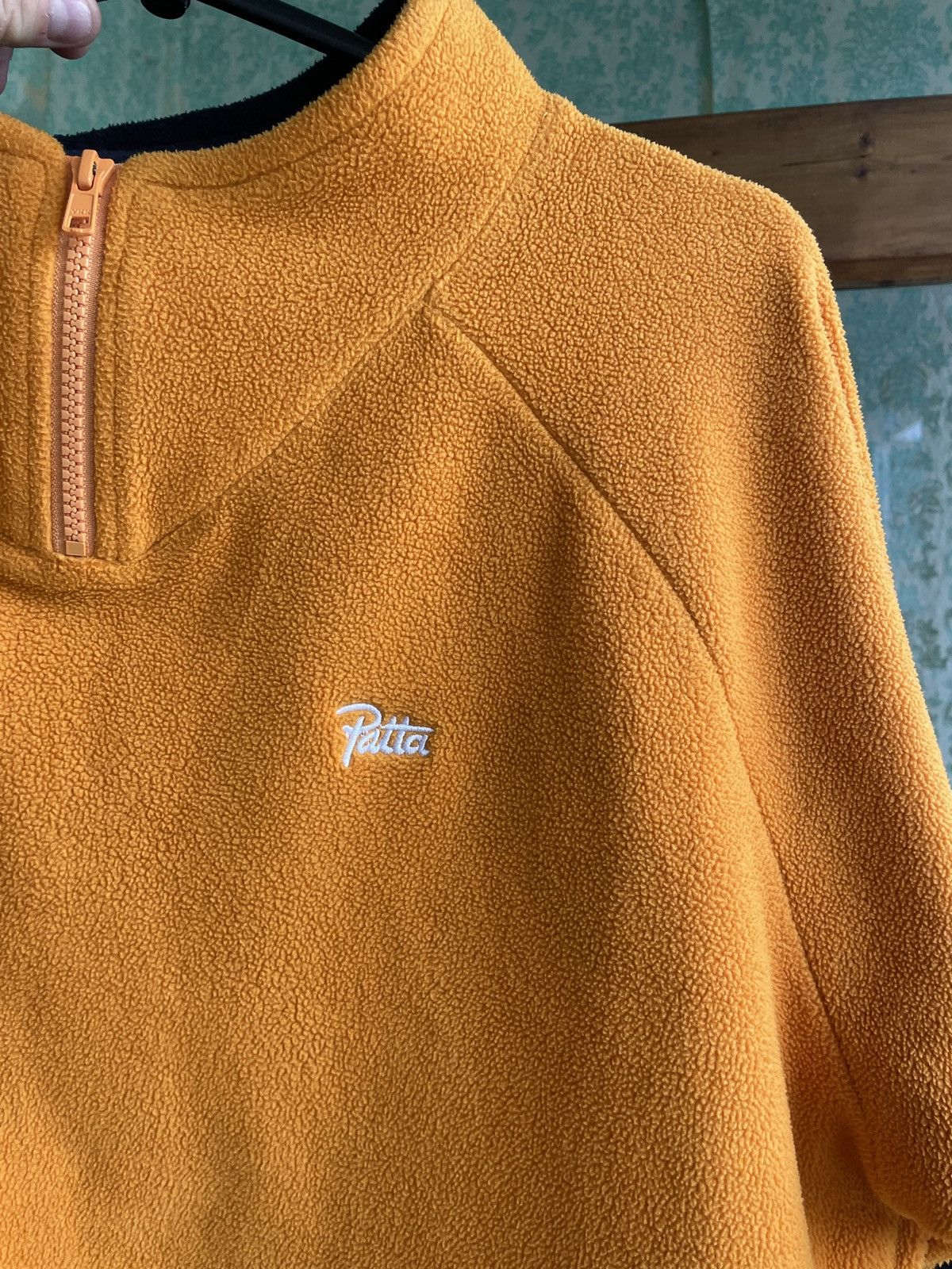 Patta Patta Micro Fleece Bahamas Sweater in Black & Yellow Size US M / EU 48-50 / 2 - 16 Thumbnail