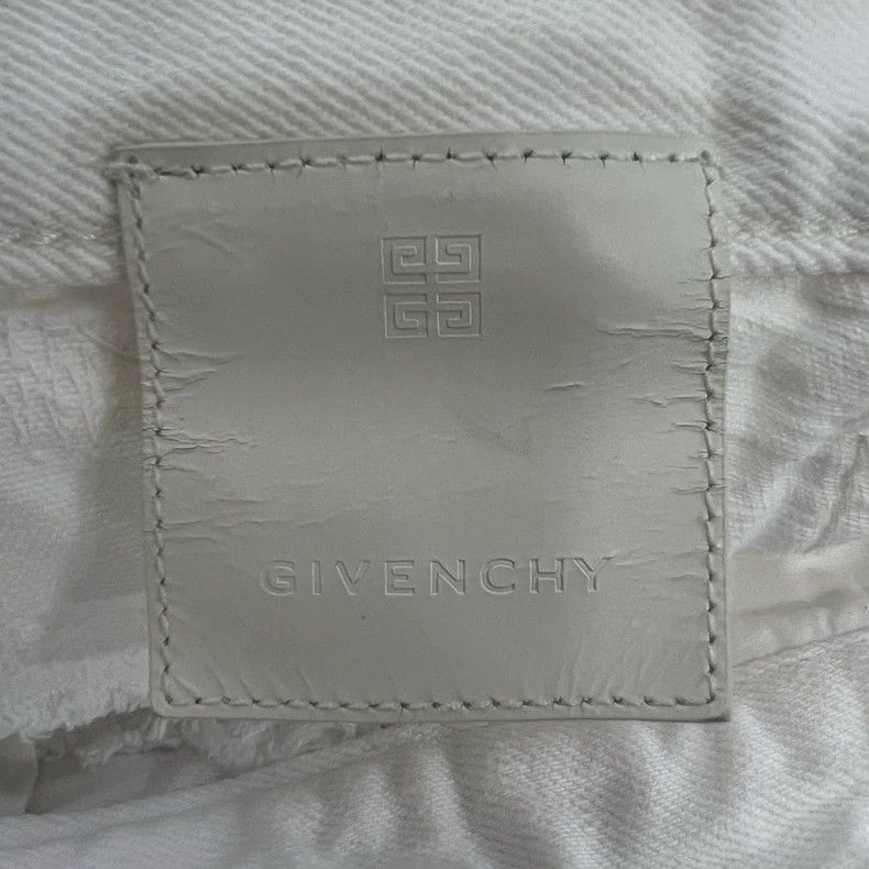 Givenchy Givenchy White Destroyed Jeans Size US 32 / EU 48 - 3 Thumbnail