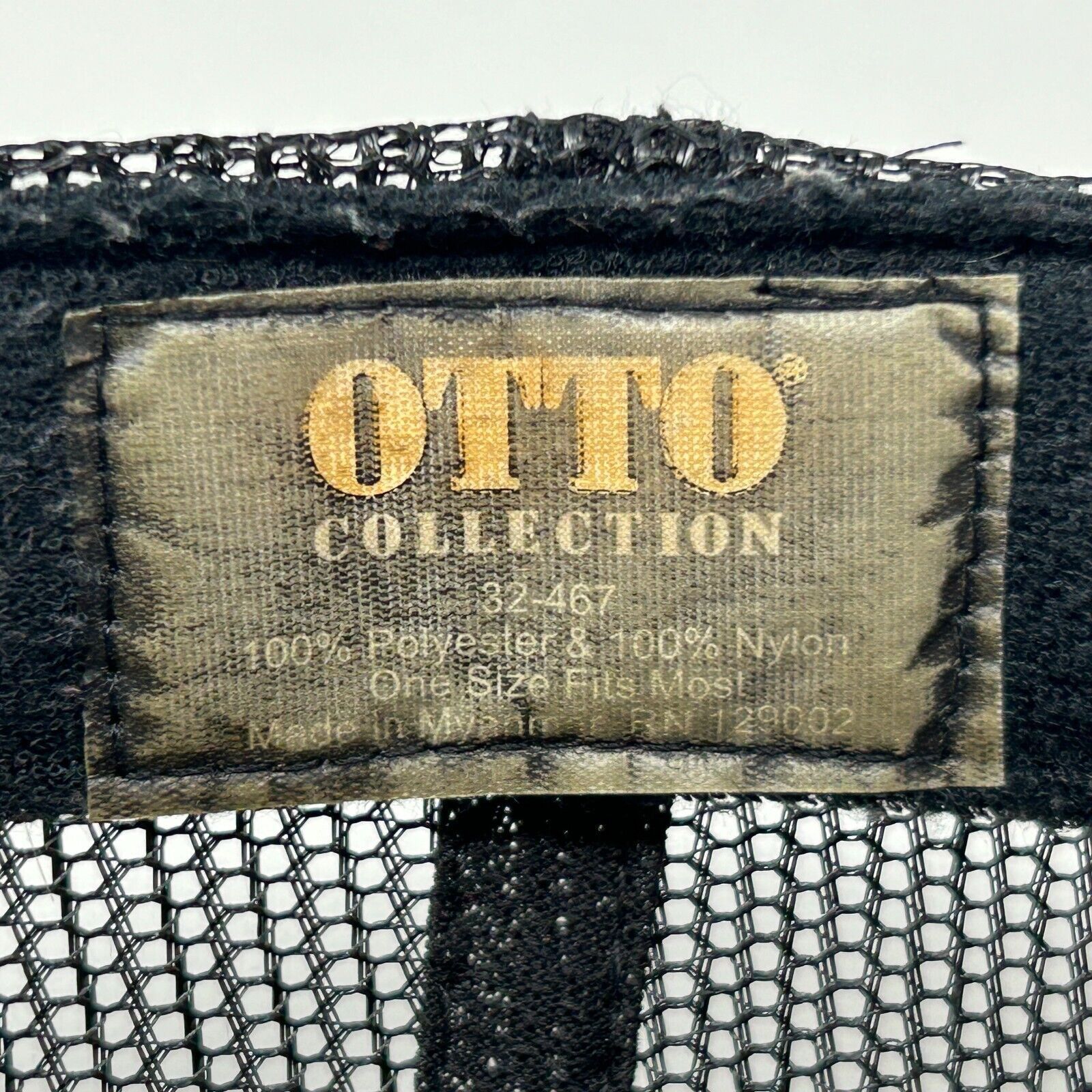 Otto 27 Club Show Trucker Hat Baseball Cap Music Cobain Black Size ONE SIZE - 9 Thumbnail