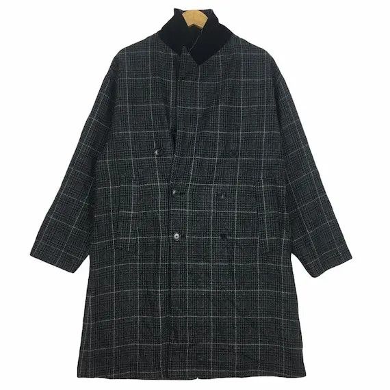 BEAUTY&YOUTH × United Arrows BEAUTY & YOUTH United Arrows Checked PeaCoat Parka Jacket Size L / US 10 / IT 46 - 1 Thumbnail
