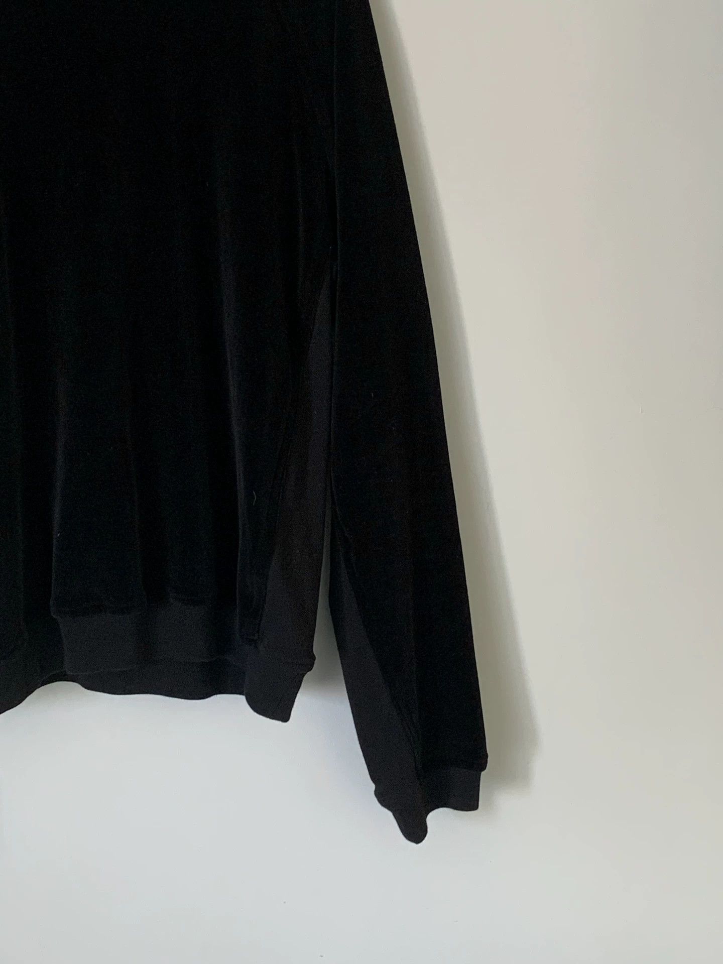 Haider Ackermann Haider Ackermann Black Velvet Sweatshirt Size US M / EU 48-50 / 2 - 3 Thumbnail