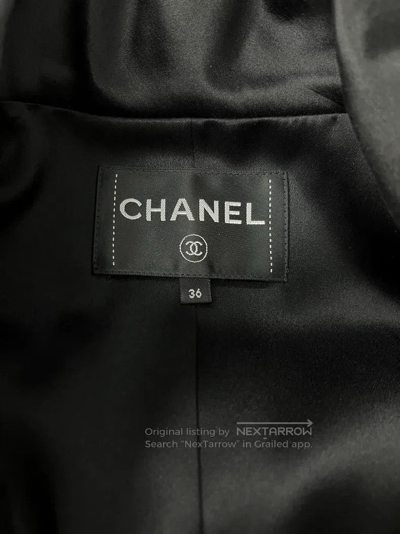 Chanel Chanel 22P black and white four-pocket jacket Size XS / US 0-2 / IT 36-38 - 4 Thumbnail