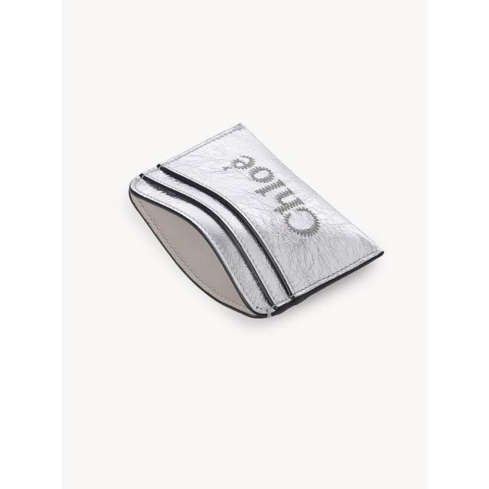 Chloe o1loc1c0425 CHC23 Size: OS / Sense Card Holder in Silver Size ONE SIZE - 2 Thumbnail